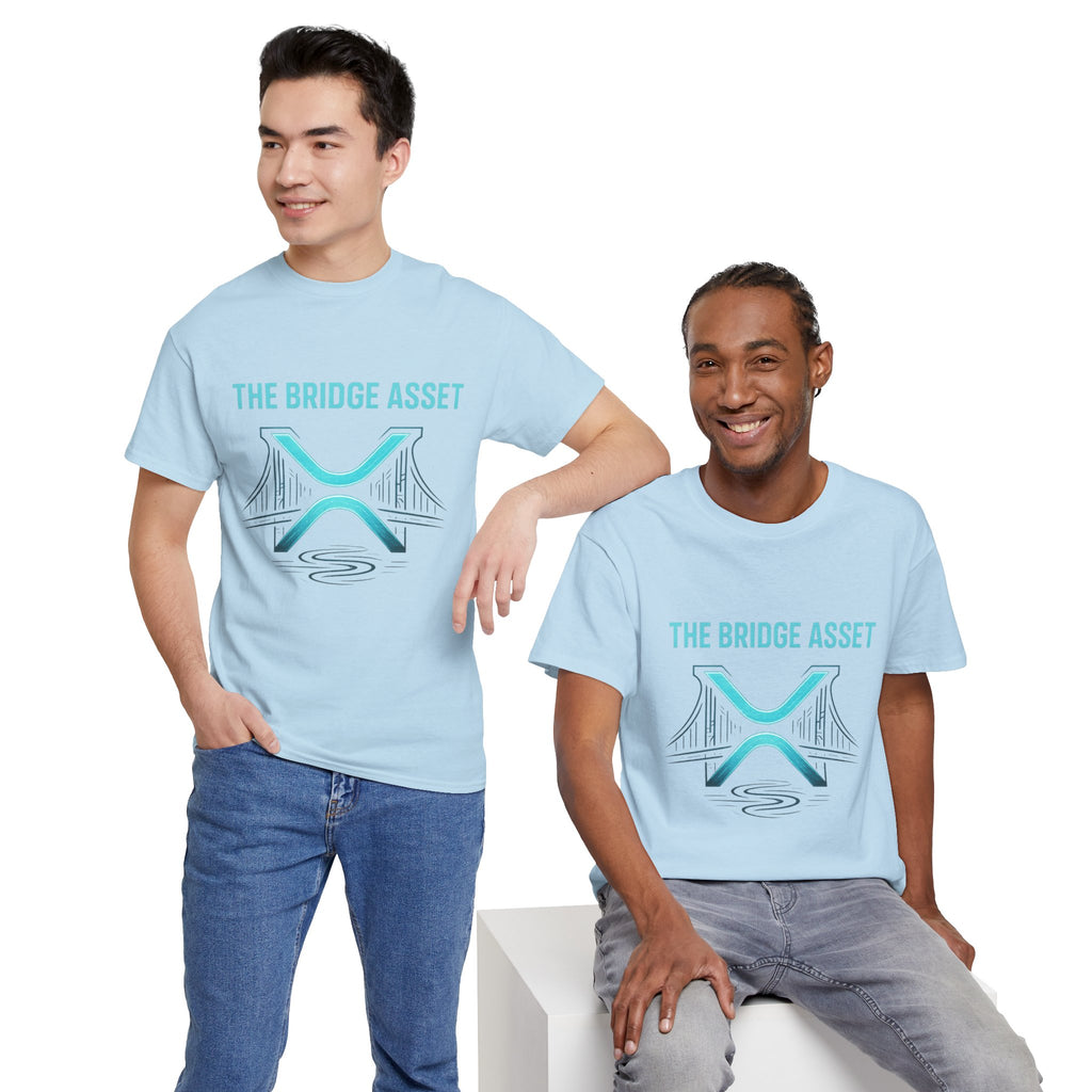 XRP 'The Bridge Asset' Graphic Tee — Crypto Ripple Logo Shirt