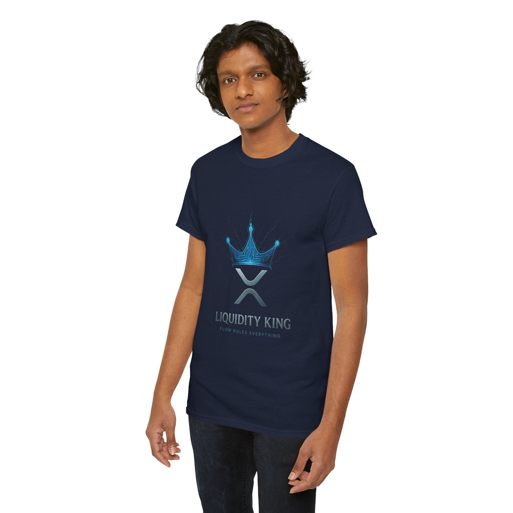 RIPPLE Liquidity King T-Shirt — Crypto XRP Crown Tee