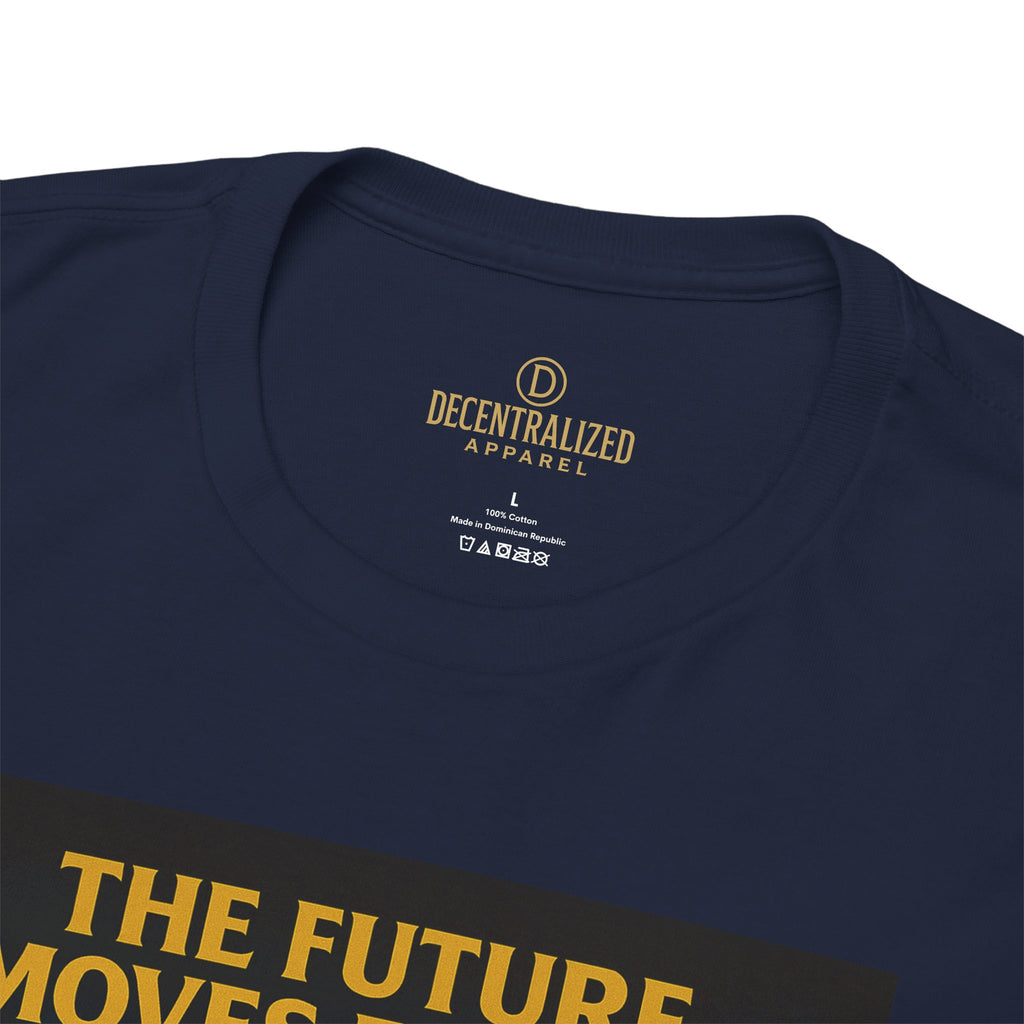 XRP Swift Crypto T-Shirt — “The Future Moves Faster” XRP Over Swift Tee