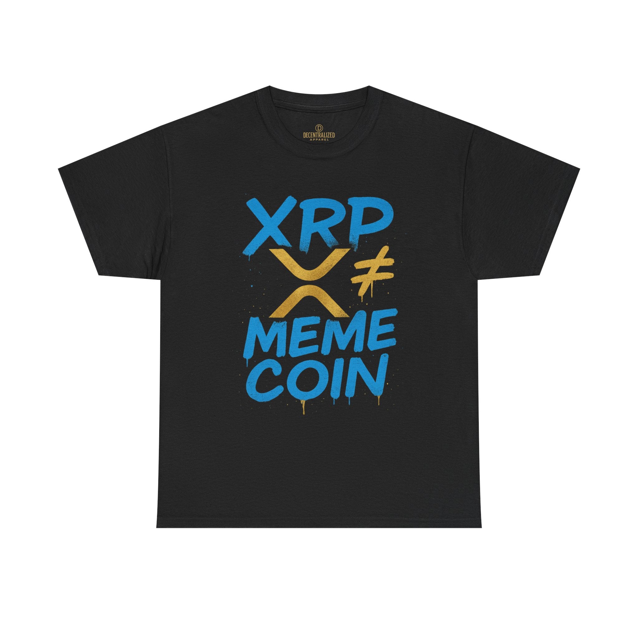 XRP ≠ Meme Coin T‑Shirt — Crypto Advocate Graphic Tee