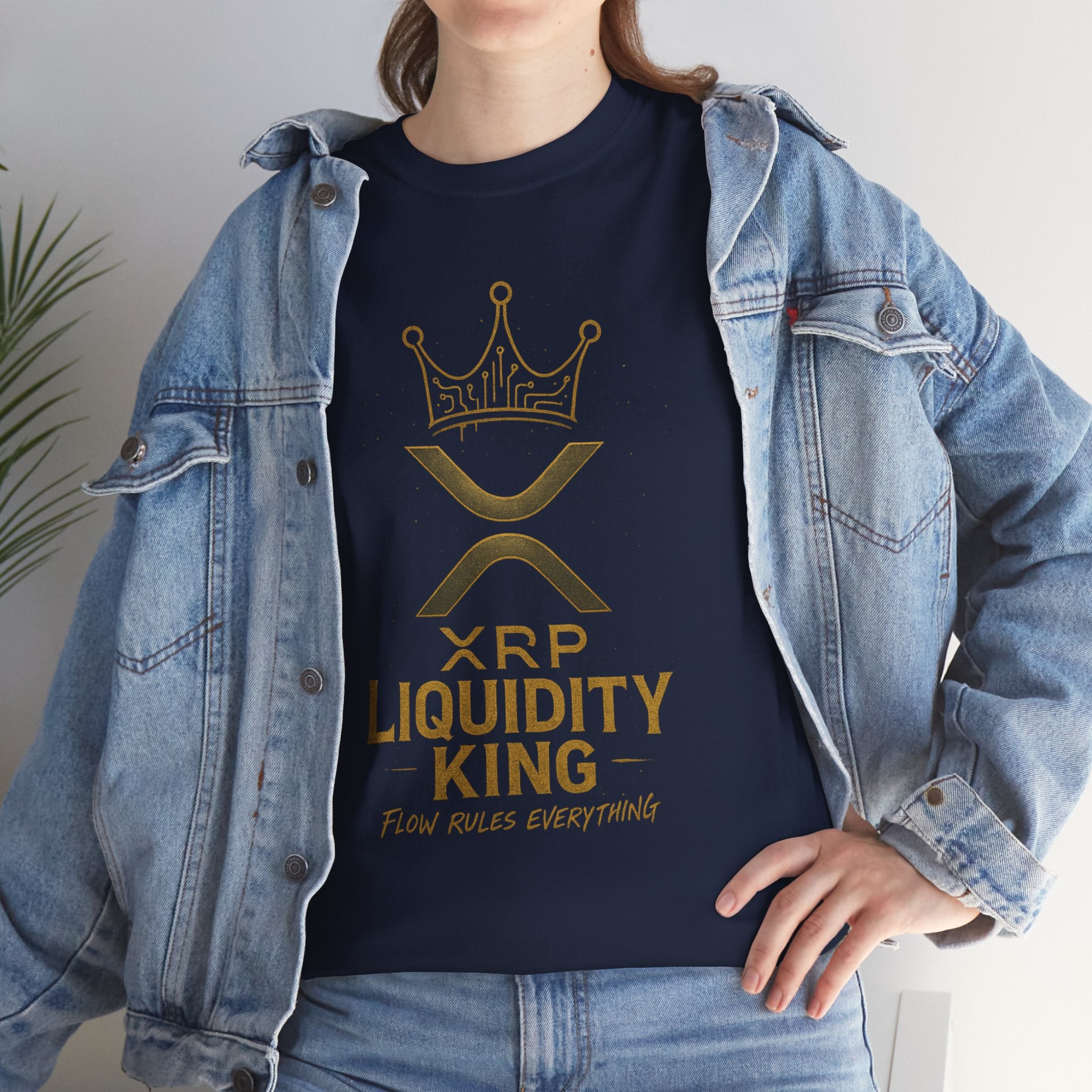 XRP Liquidity King Tee — Crypto Crown T-Shirt
