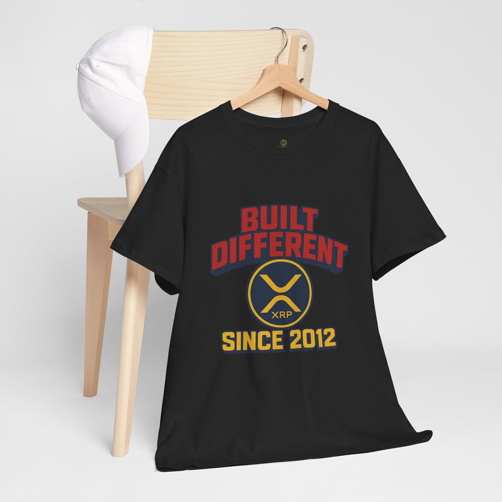 Built Different Since 2012 T-Shirt – Retro XRP Logo Tee
