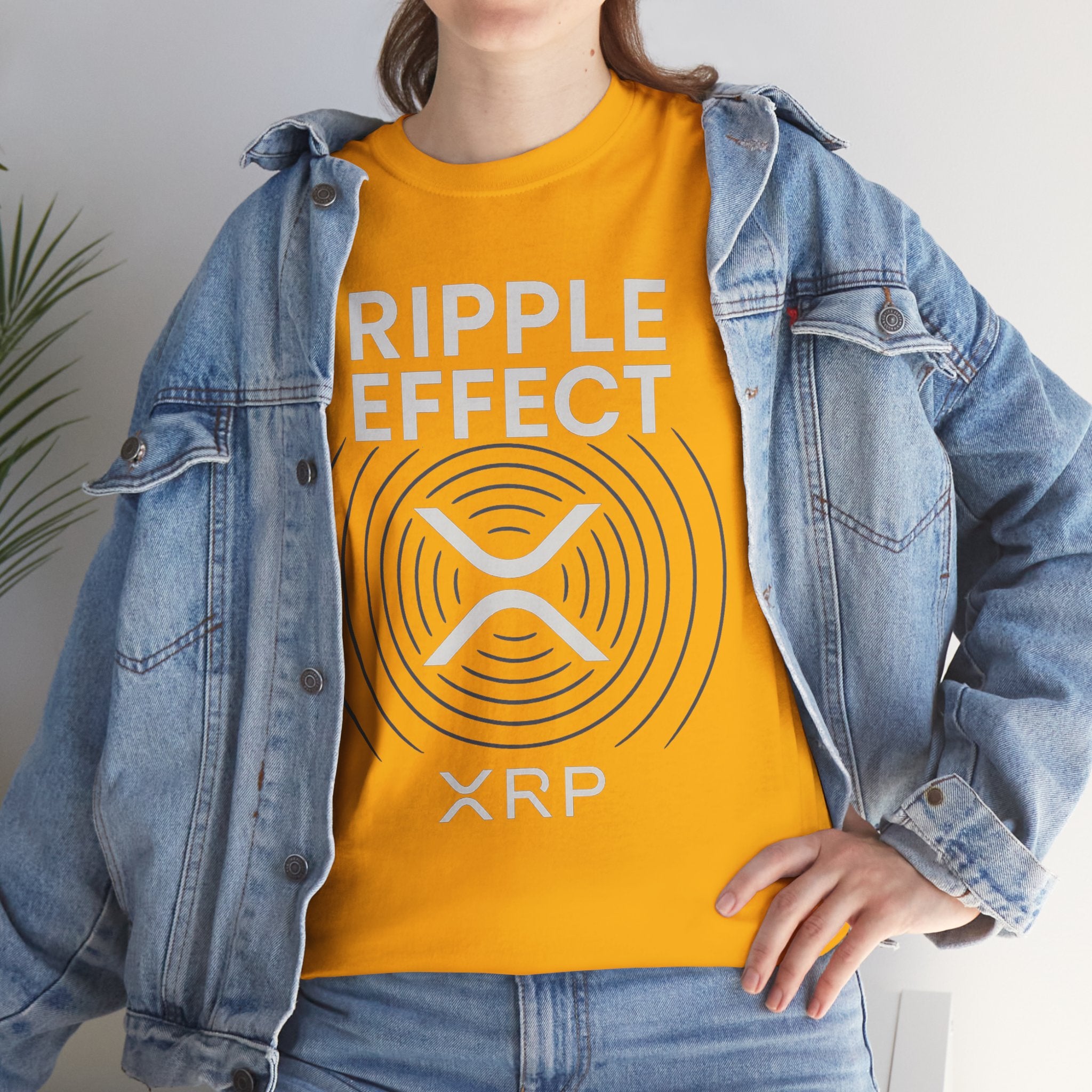 Ripple Effect XRP Tee — Minimal Cryptocurrency Logo T-Shirt