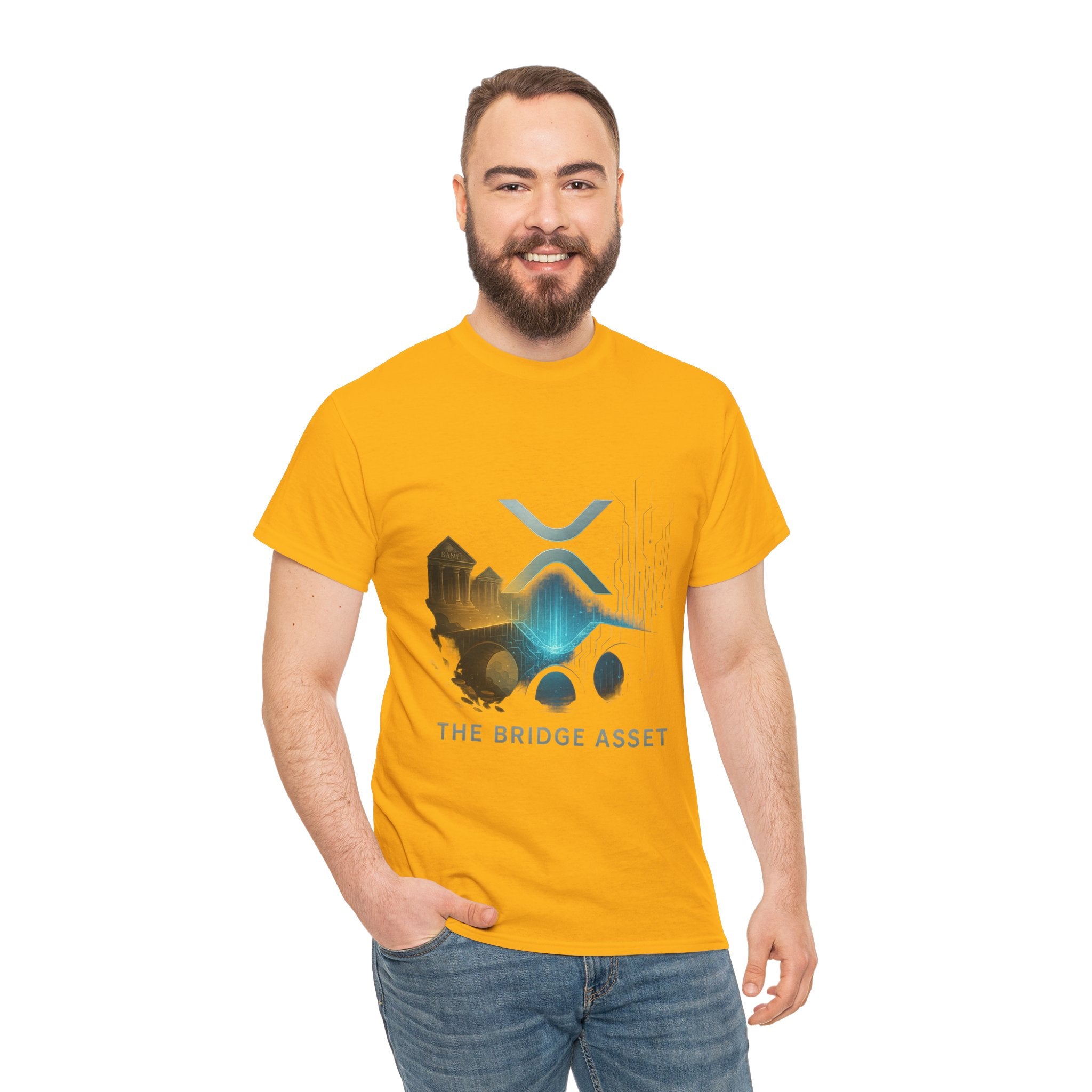Ripple XRP Crypto Tee — 'The Bridge Asset' Logo T-Shirt