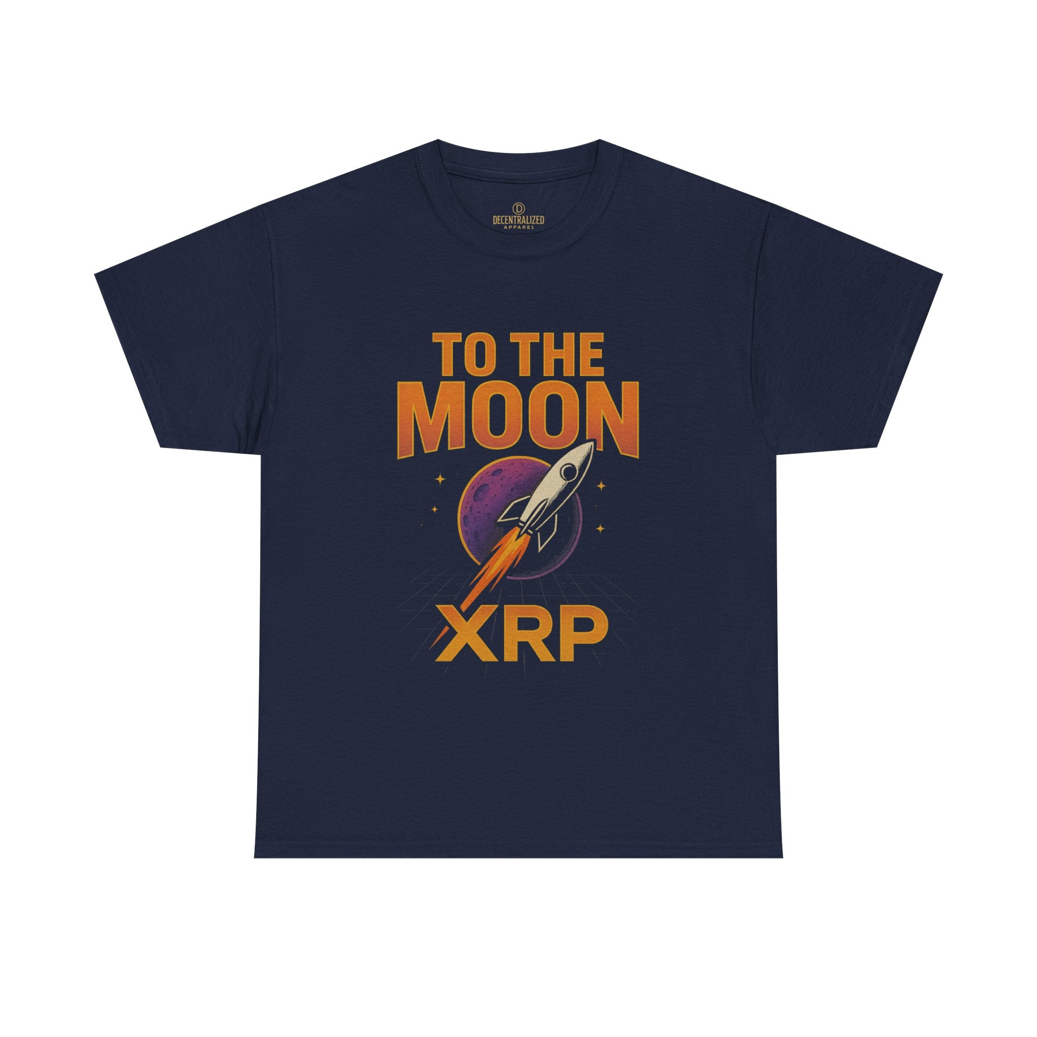XRP To The Moon Tee — Cryptocurrency Investor Rocket Shirt