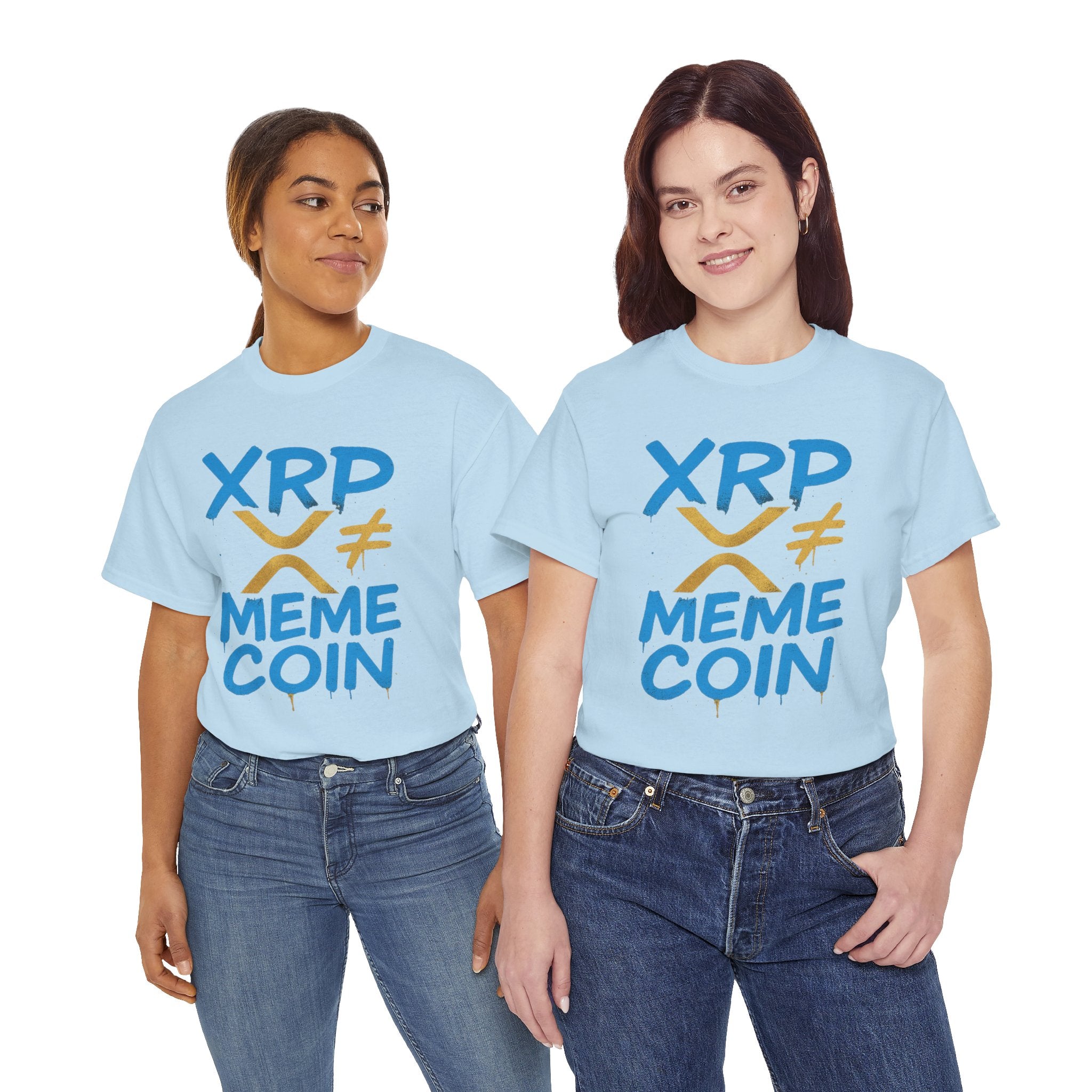 XRP ≠ Meme Coin T‑Shirt — Crypto Advocate Graphic Tee