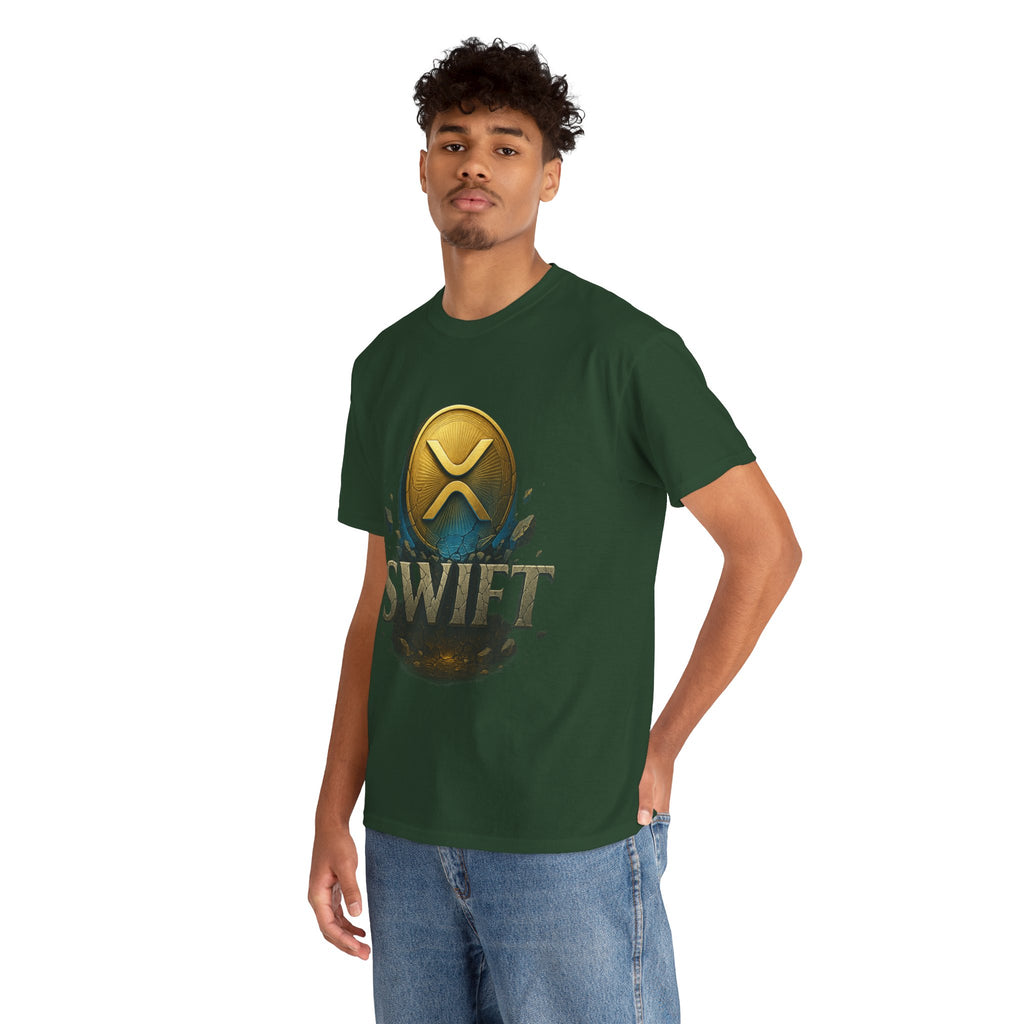 XRP Swift Cryptocurrency T‑Shirt — Ripple Coin Logo Graphic Tee