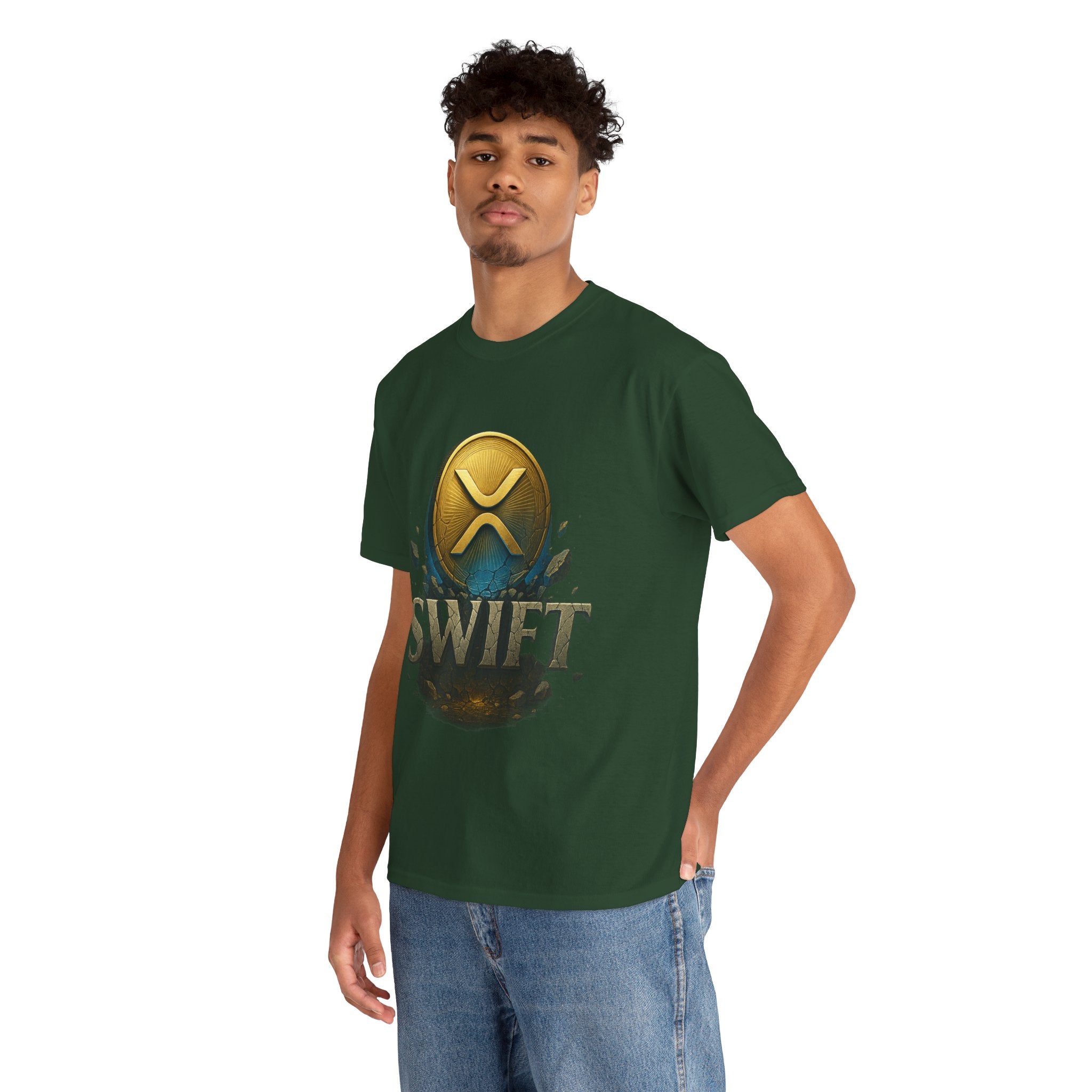XRP Swift Cryptocurrency T‑Shirt — Ripple Coin Logo Graphic Tee