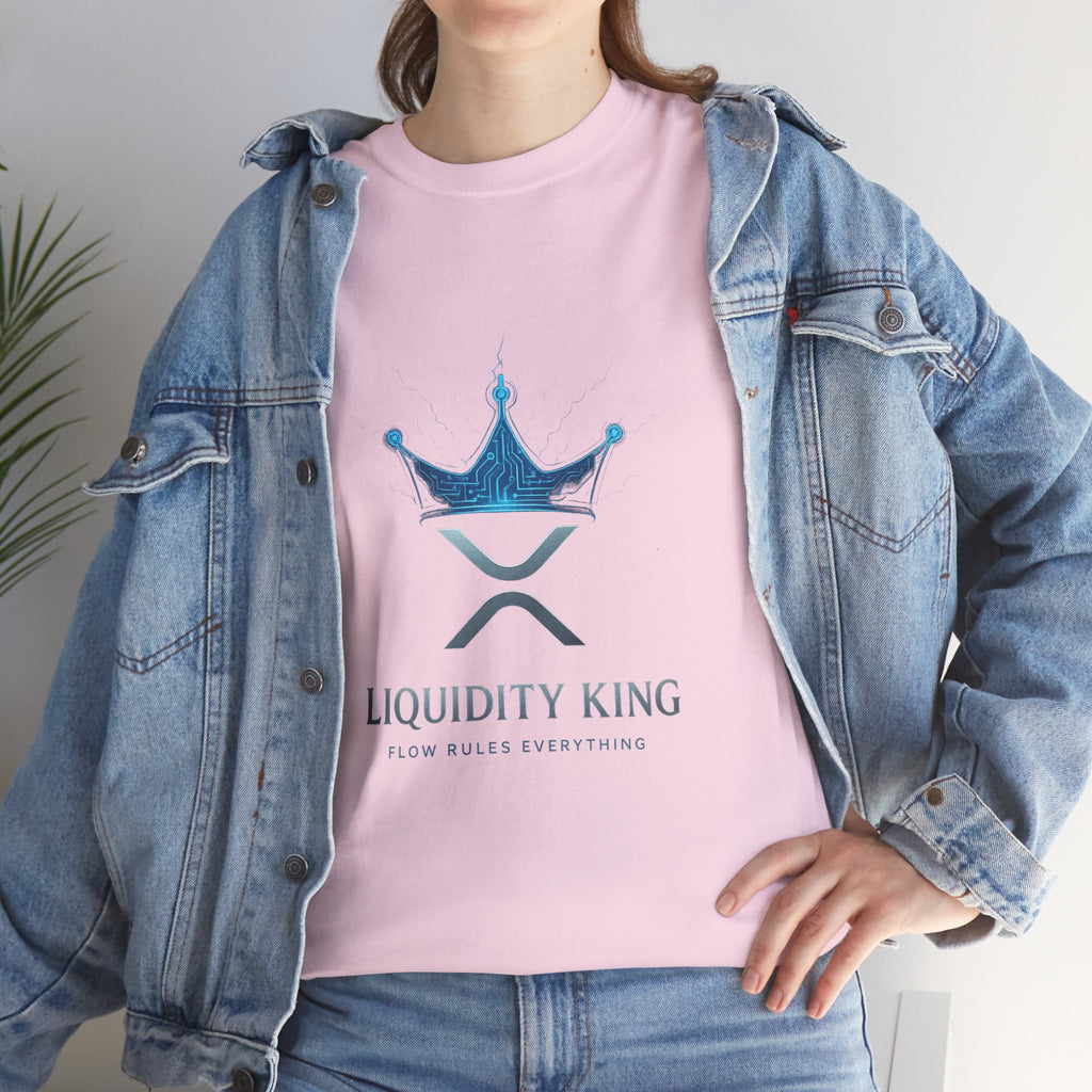 RIPPLE Liquidity King T-Shirt — Crypto XRP Crown Tee
