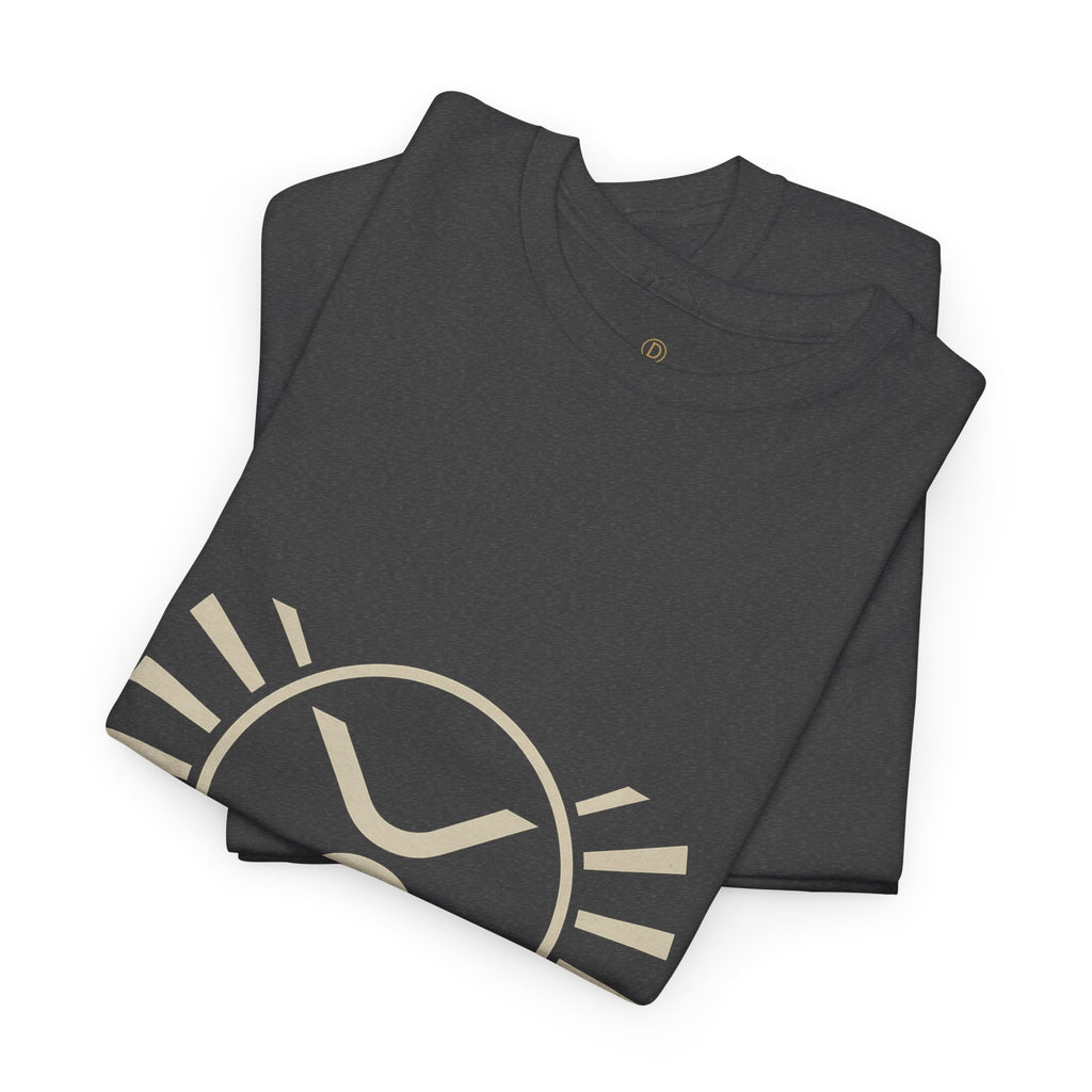 XRP Sun Logo T‑Shirt — Minimal Crypto Ripple Tee
