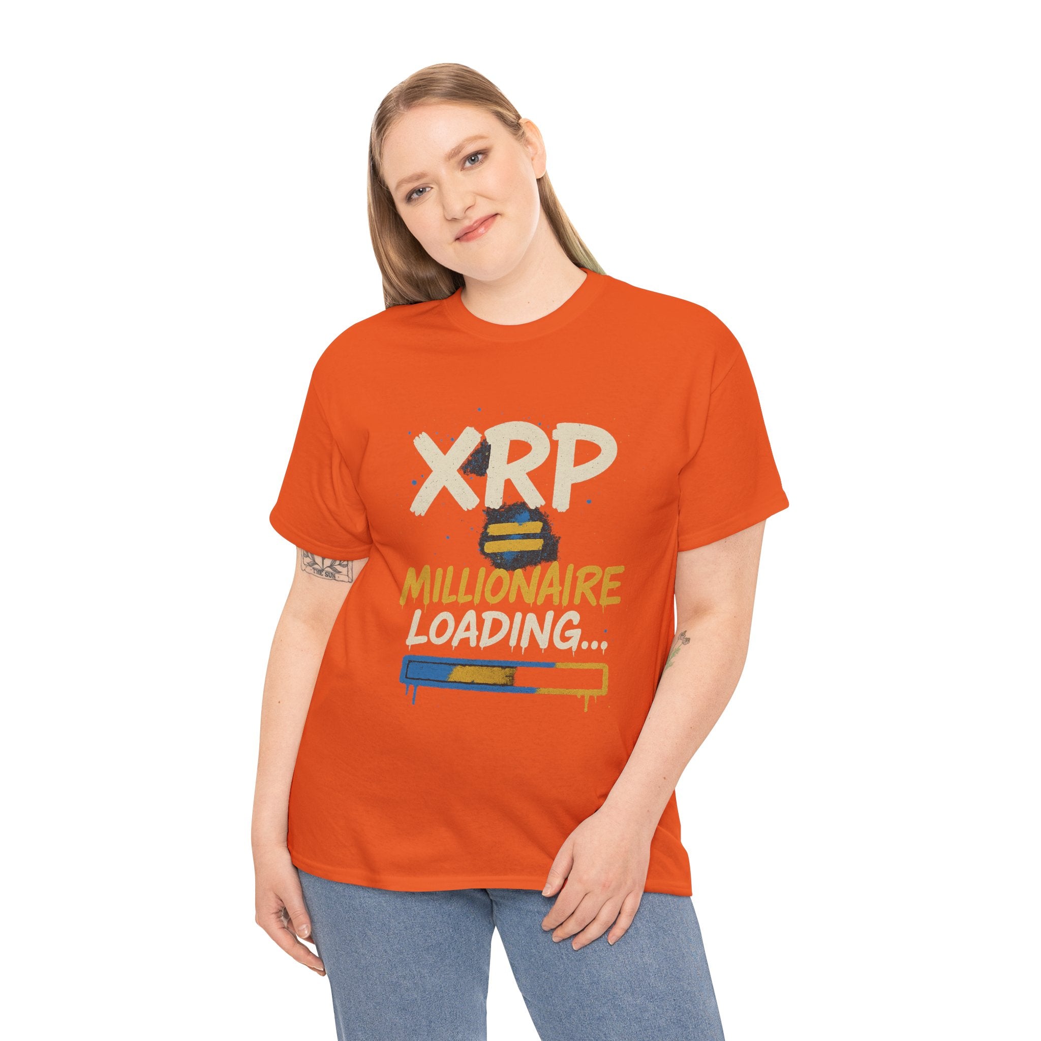 XRP Millionaire Loading T-Shirt — Crypto Investor Progress Tee