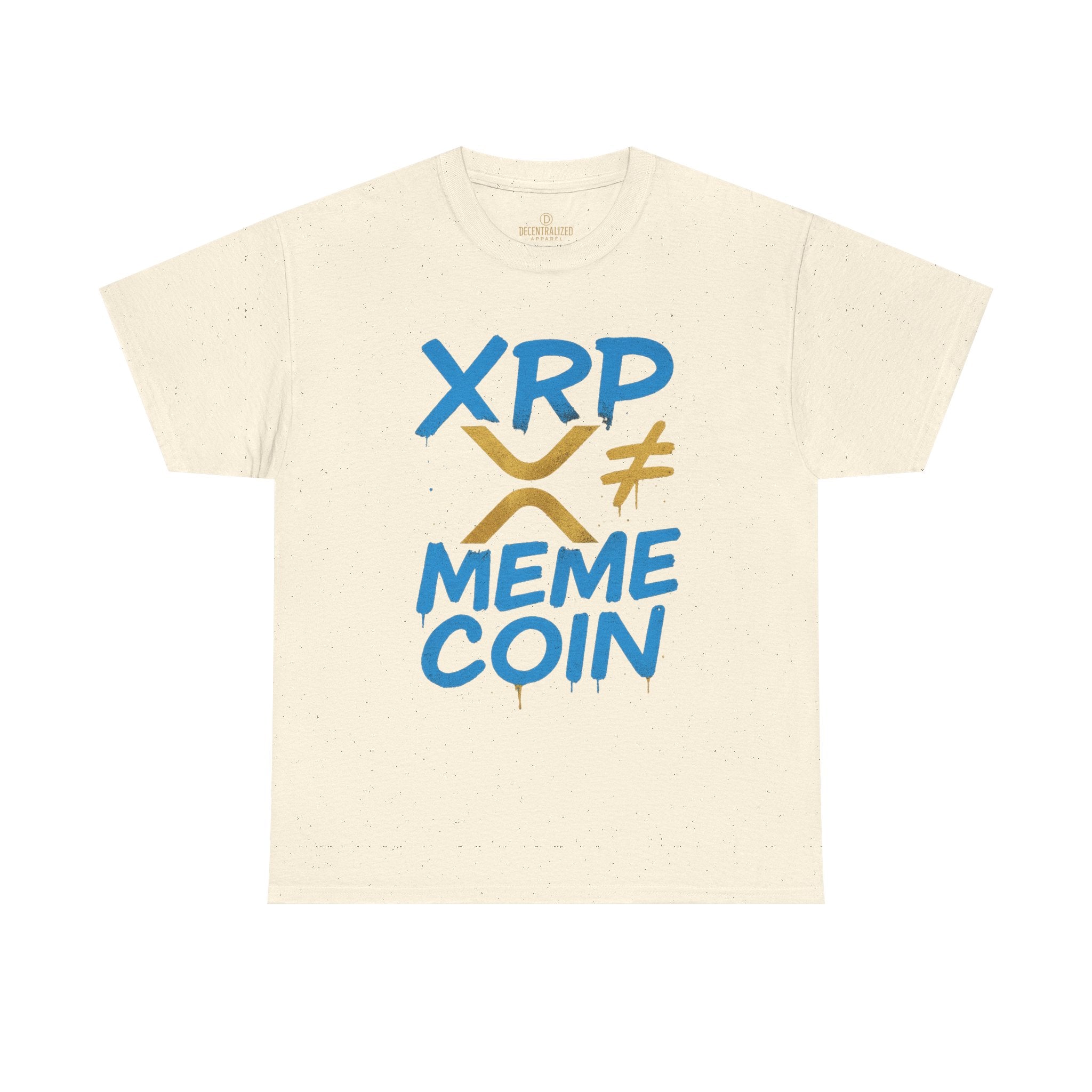 XRP ≠ Meme Coin T‑Shirt — Crypto Advocate Graphic Tee
