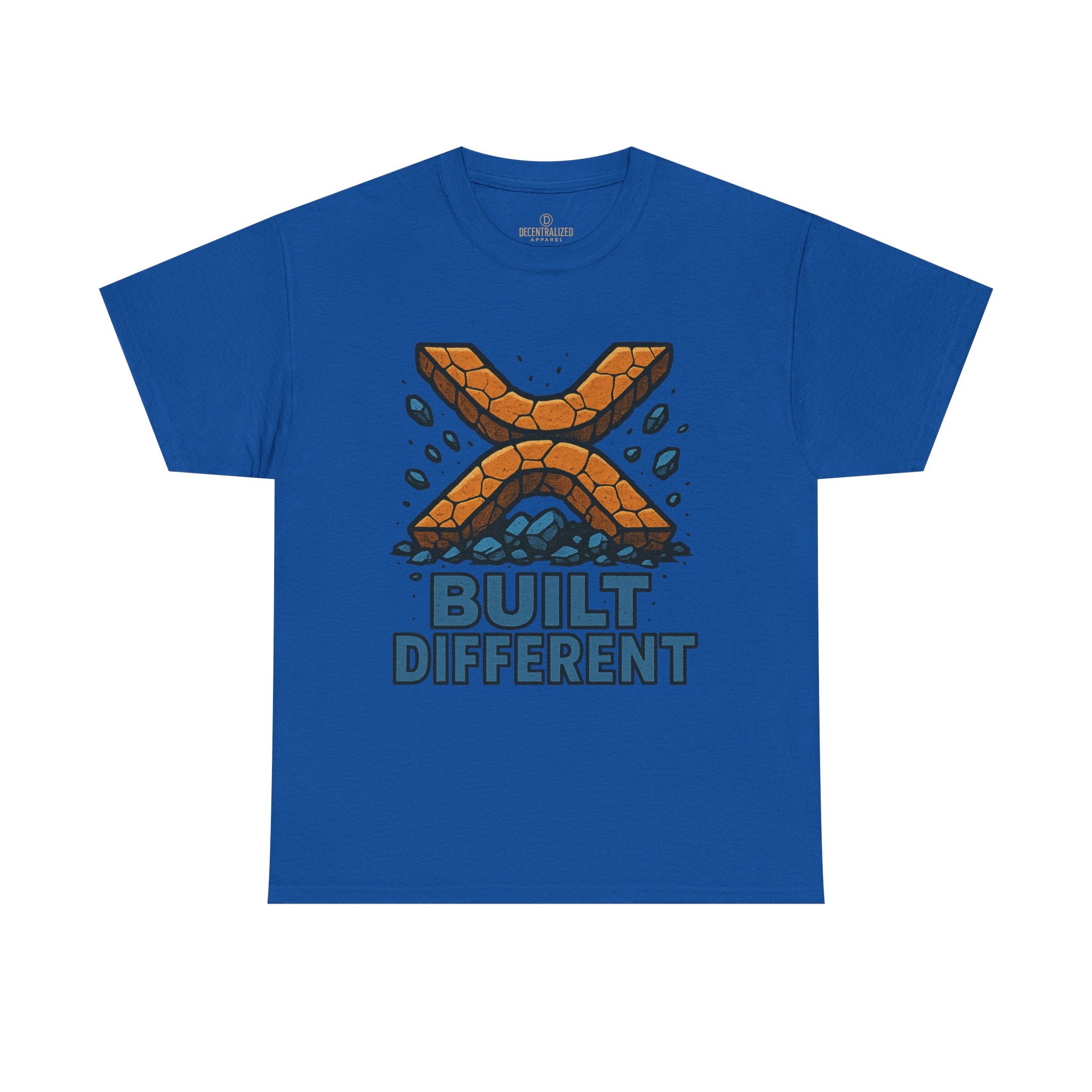 Built Different T-Shirt — Rugged Crypto X Design Tee