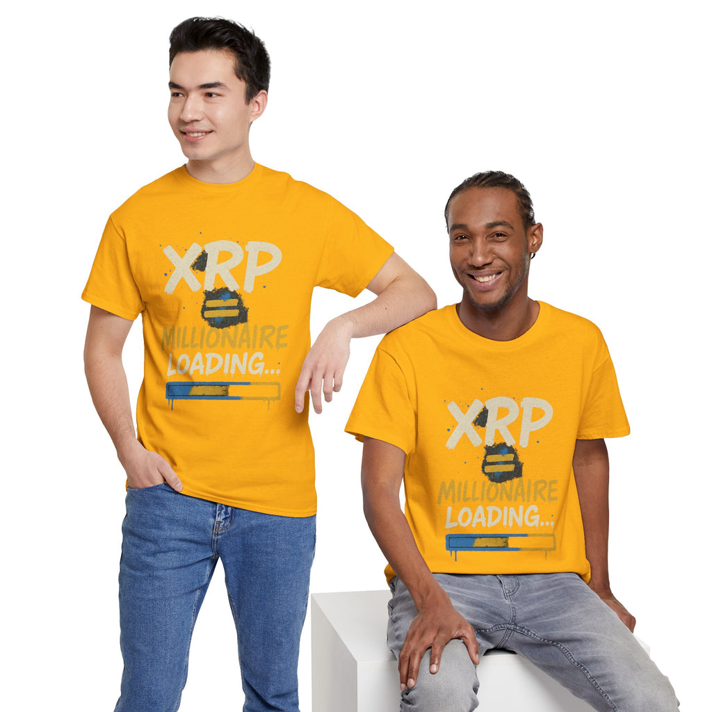 XRP Millionaire Loading T-Shirt — Crypto Investor Progress Tee