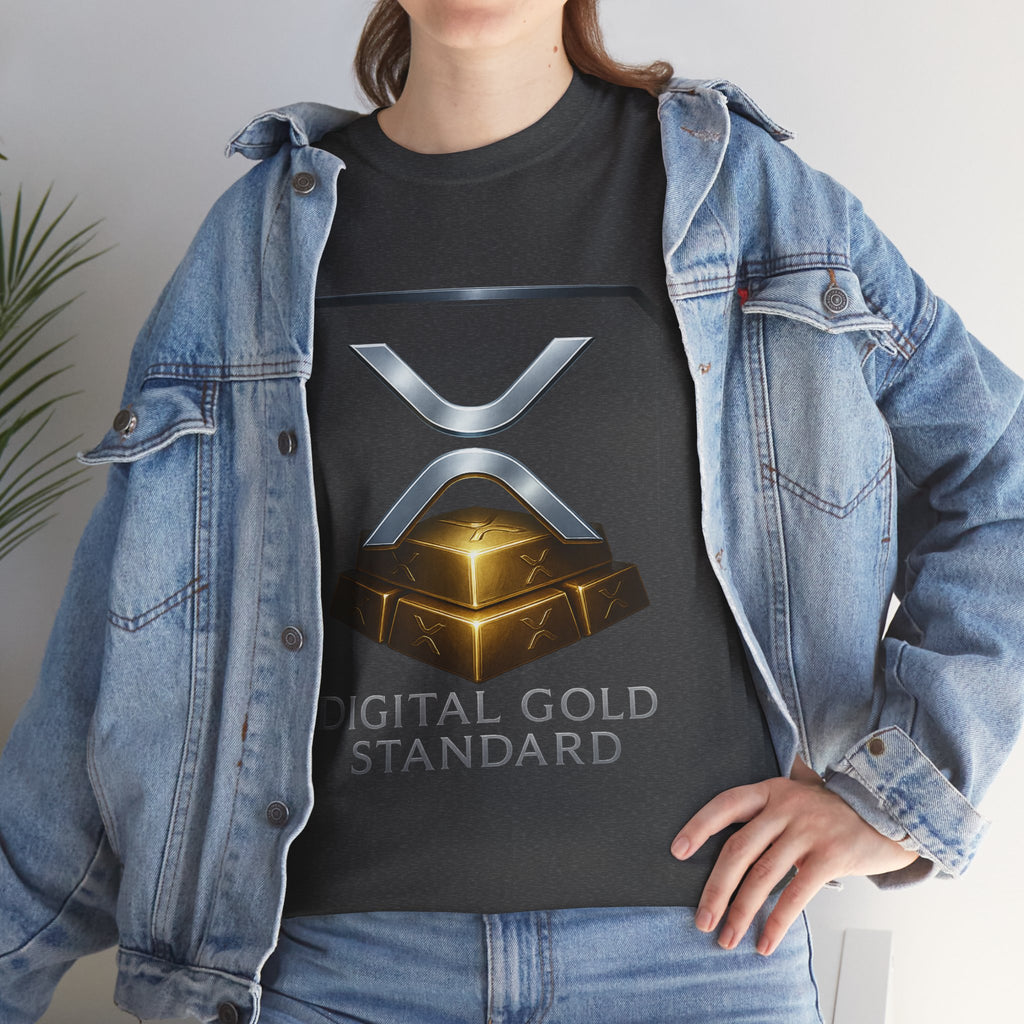 XRP 'Digital Gold Standard' Tee — Cryptocurrency Logo Shirt