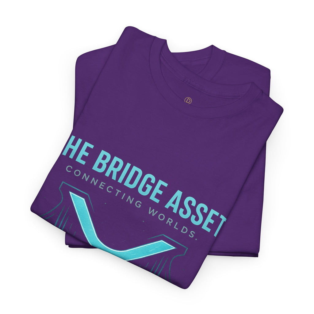 The Bridge Asset Tee – 'Connecting Worlds' Crypto Ripple X Logo T-Shirt