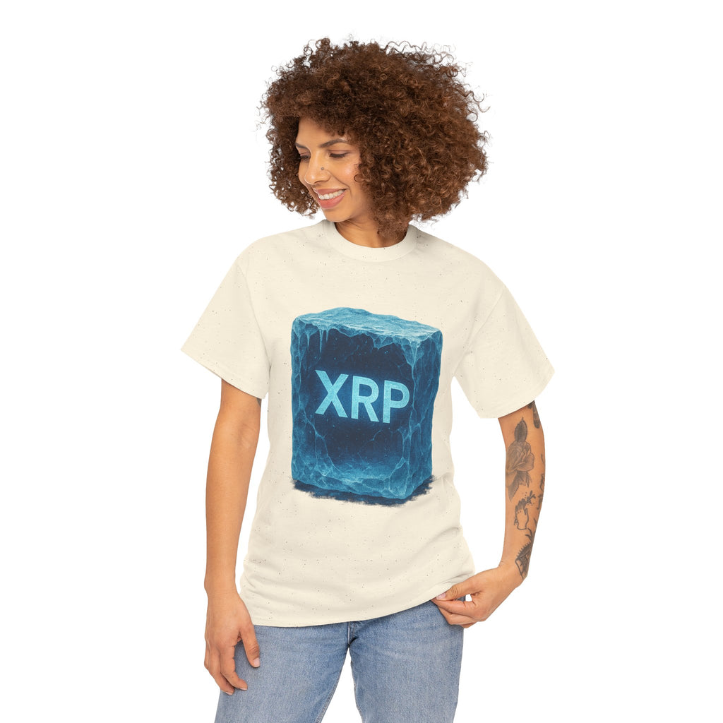 XRP Ice Block Tee — Crypto Ripple Logo T-Shirt