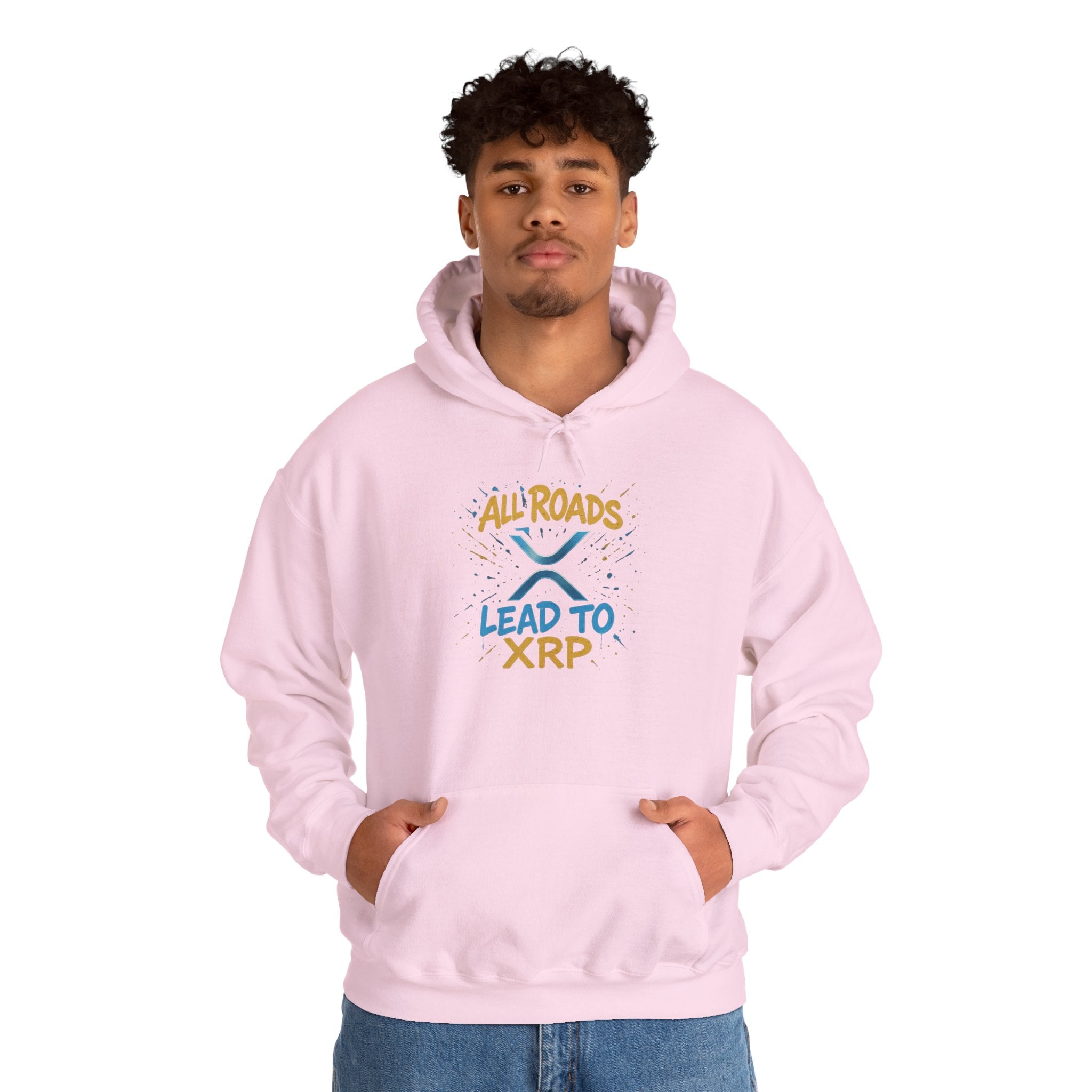 All Roads Lead to XRP Hoodie – Crypto Investor Pullover