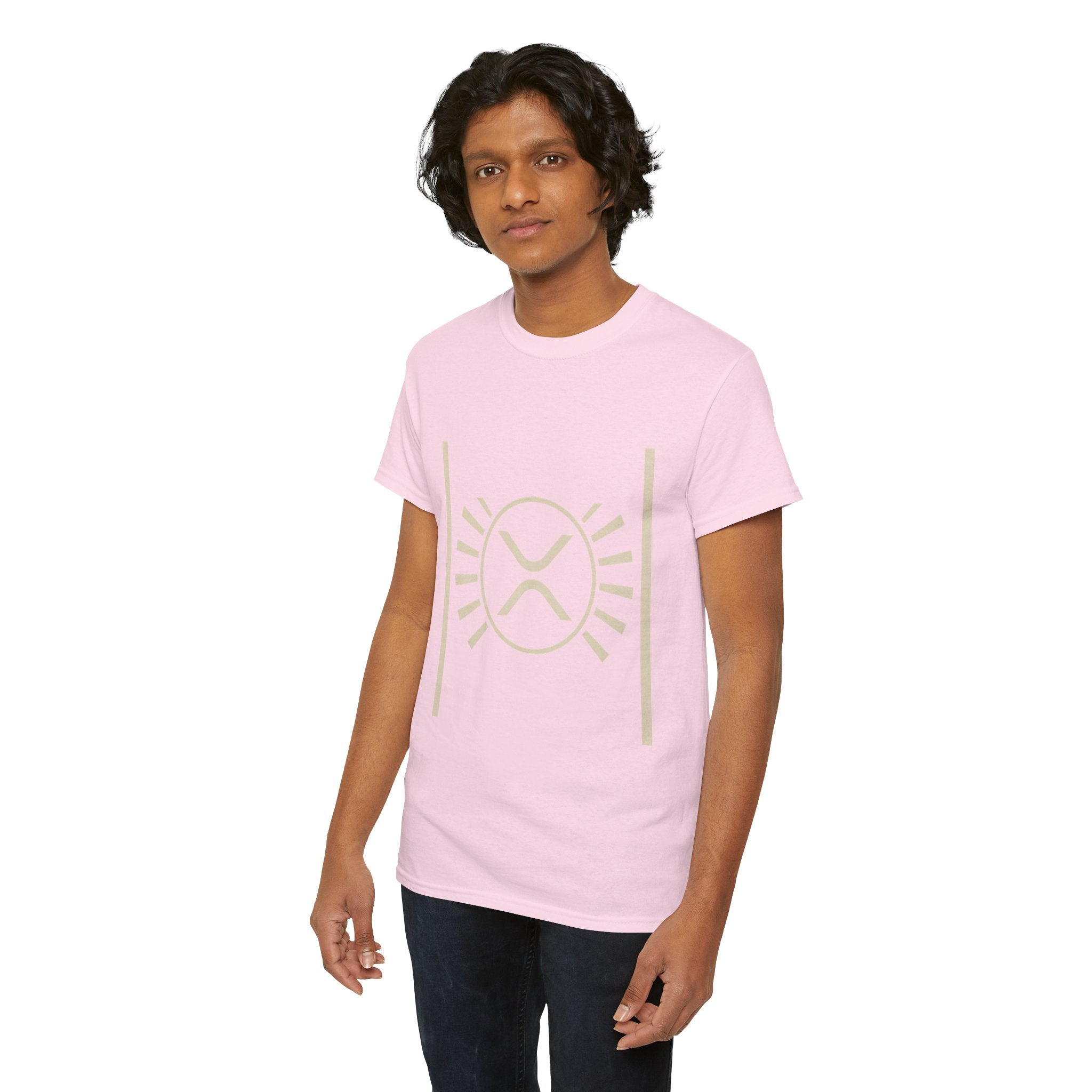 XRP Sun Logo T‑Shirt — Minimal Crypto Ripple Tee