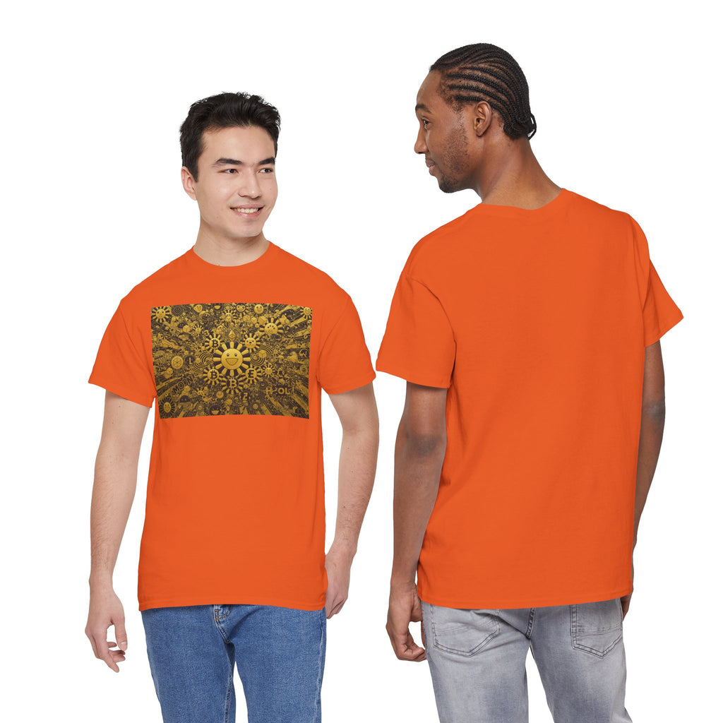 Sunflower Burst T‑Shirt — Golden Sunflower Pattern Tee