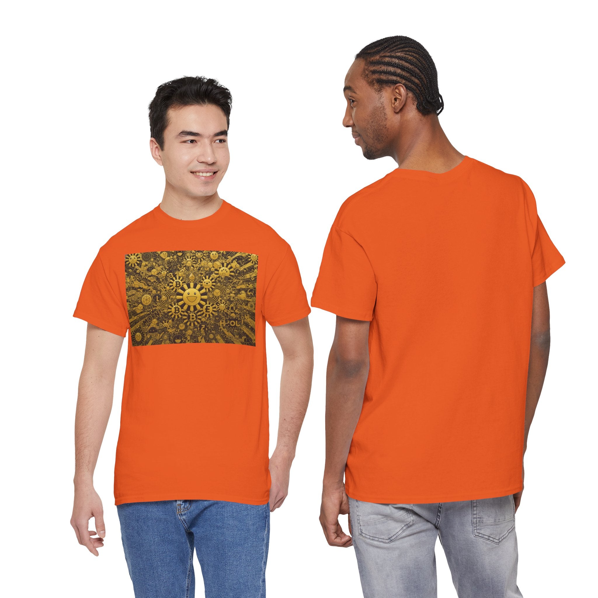 Sunflower Burst T‑Shirt — Golden Sunflower Pattern Tee