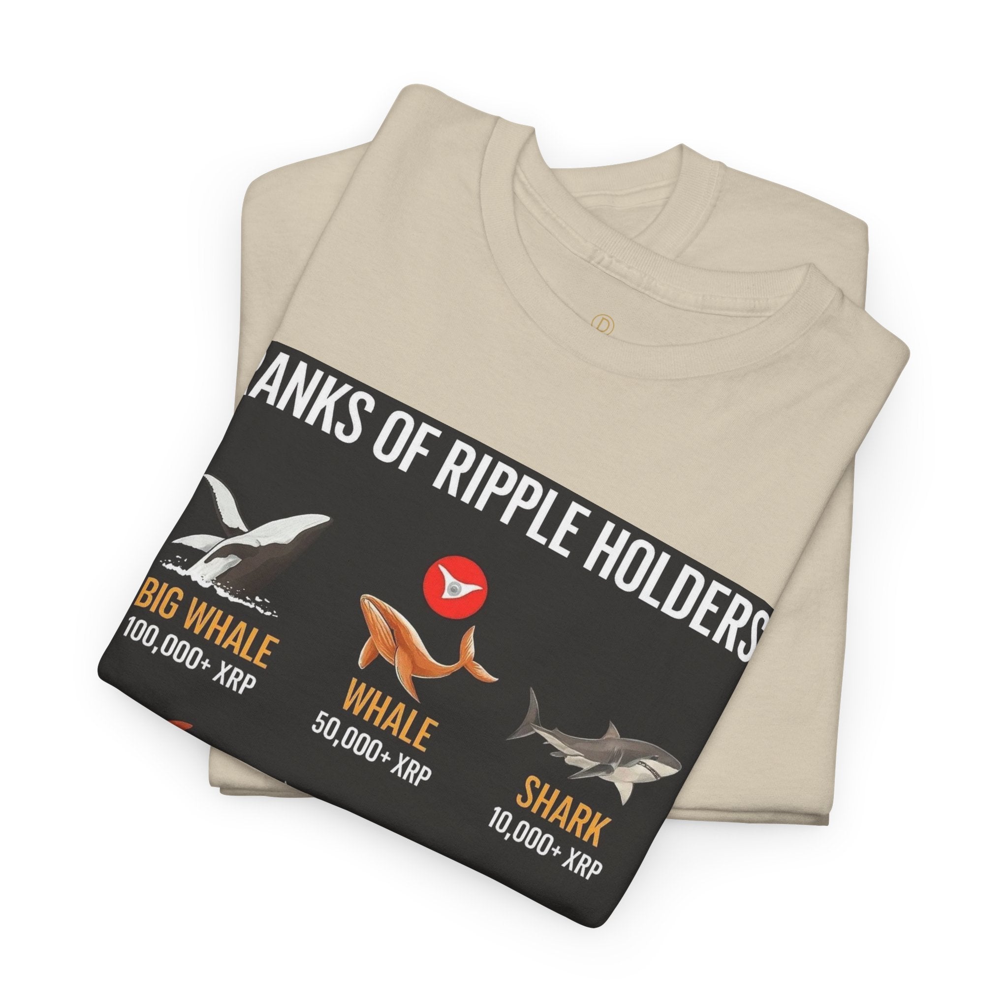 Crypto Ranks T-Shirt – "Ranks of Ripple Holders" Illustrated Guide