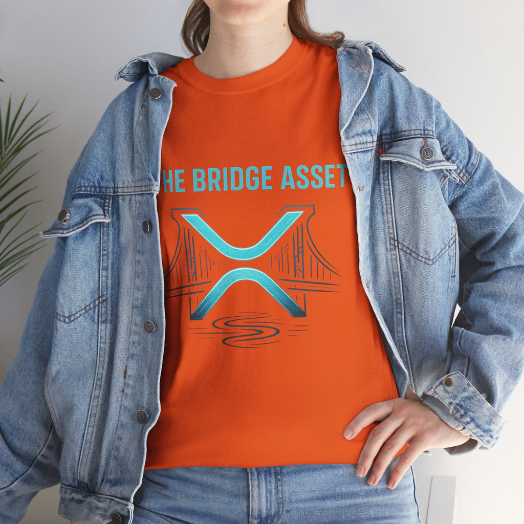 XRP 'The Bridge Asset' Graphic Tee — Crypto Ripple Logo Shirt