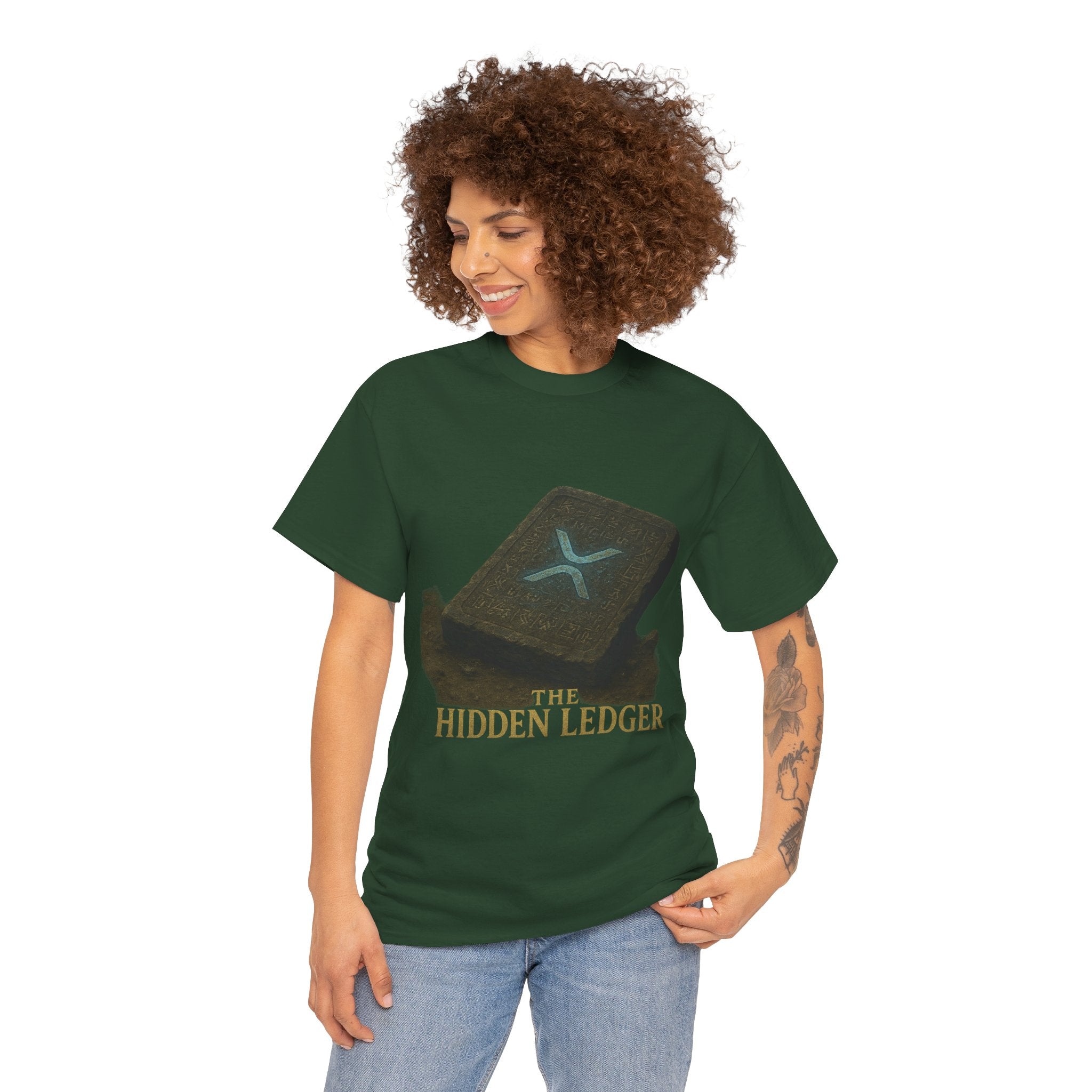 T-Shirt — "The Hidden Ledger" Crypto XRP Wallet Graphic Tee