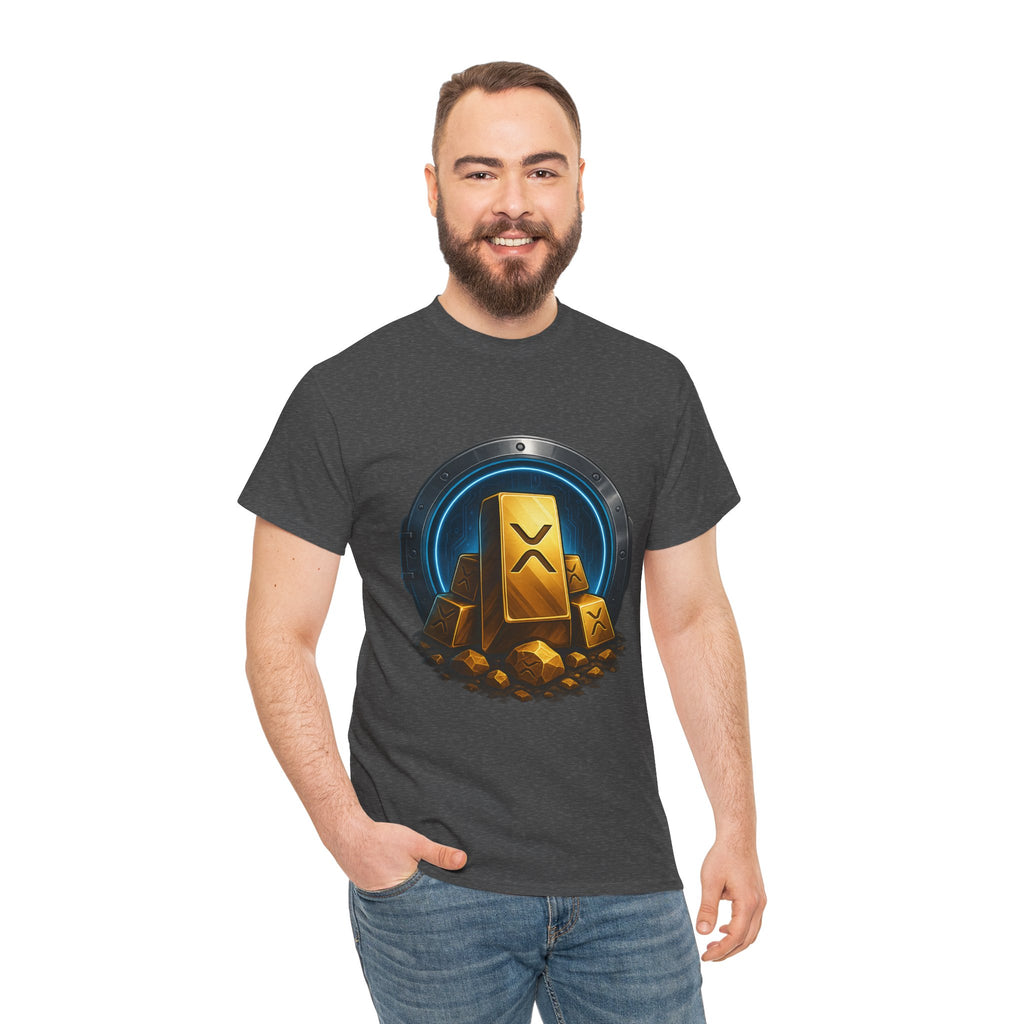 Crypto Gold Bars T-Shirt — Ripple (XRP) Stack Graphic Tee