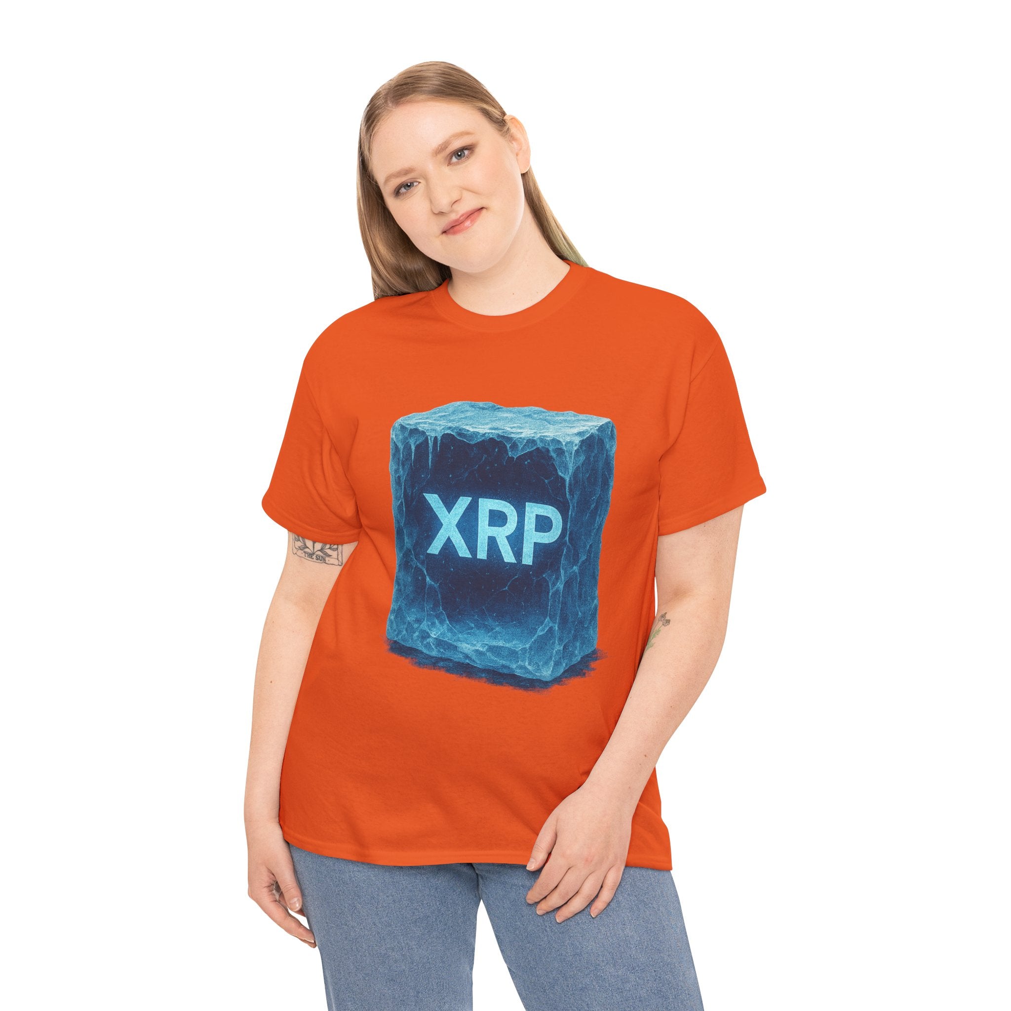 XRP Ice Block Tee — Crypto Ripple Logo T-Shirt