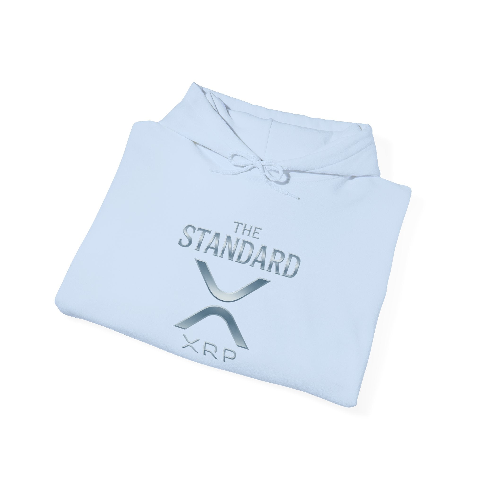 XRP 'The Standard' Logo Hoodie — Crypto Casual Pullover