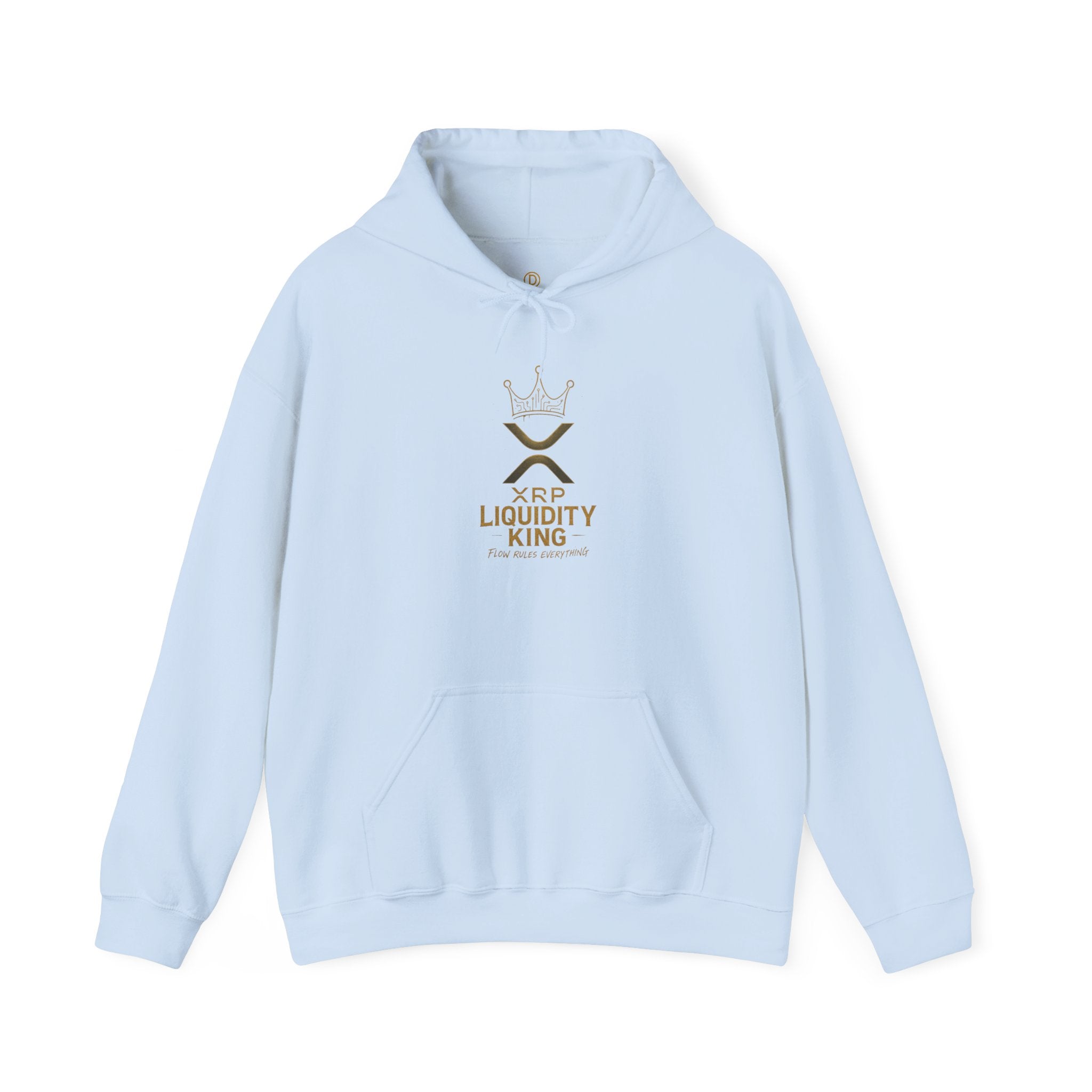 XRP Liquidity King Hoodie — Crypto Logo Pullover for Traders & Investors