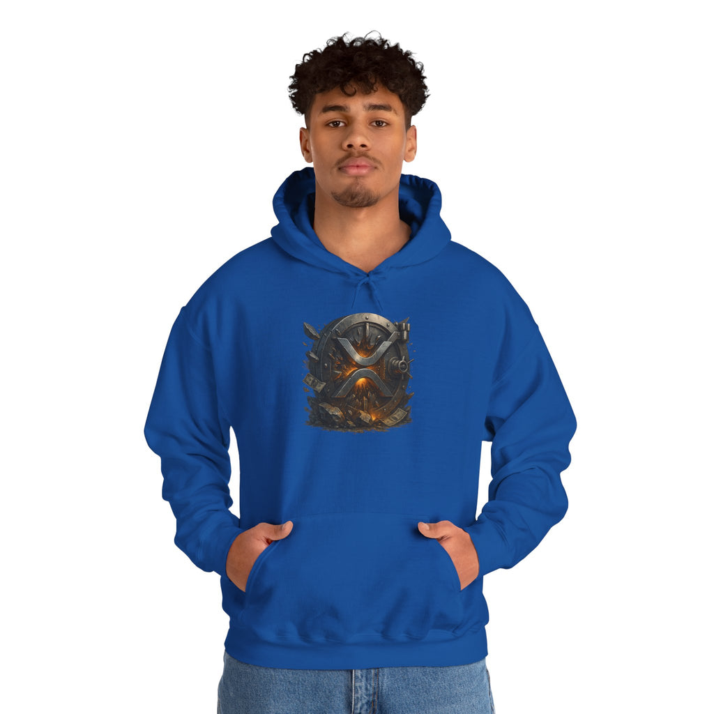 Viking Shield & Helmet Hoodie — Norse Warrior Graphic Sweatshirt