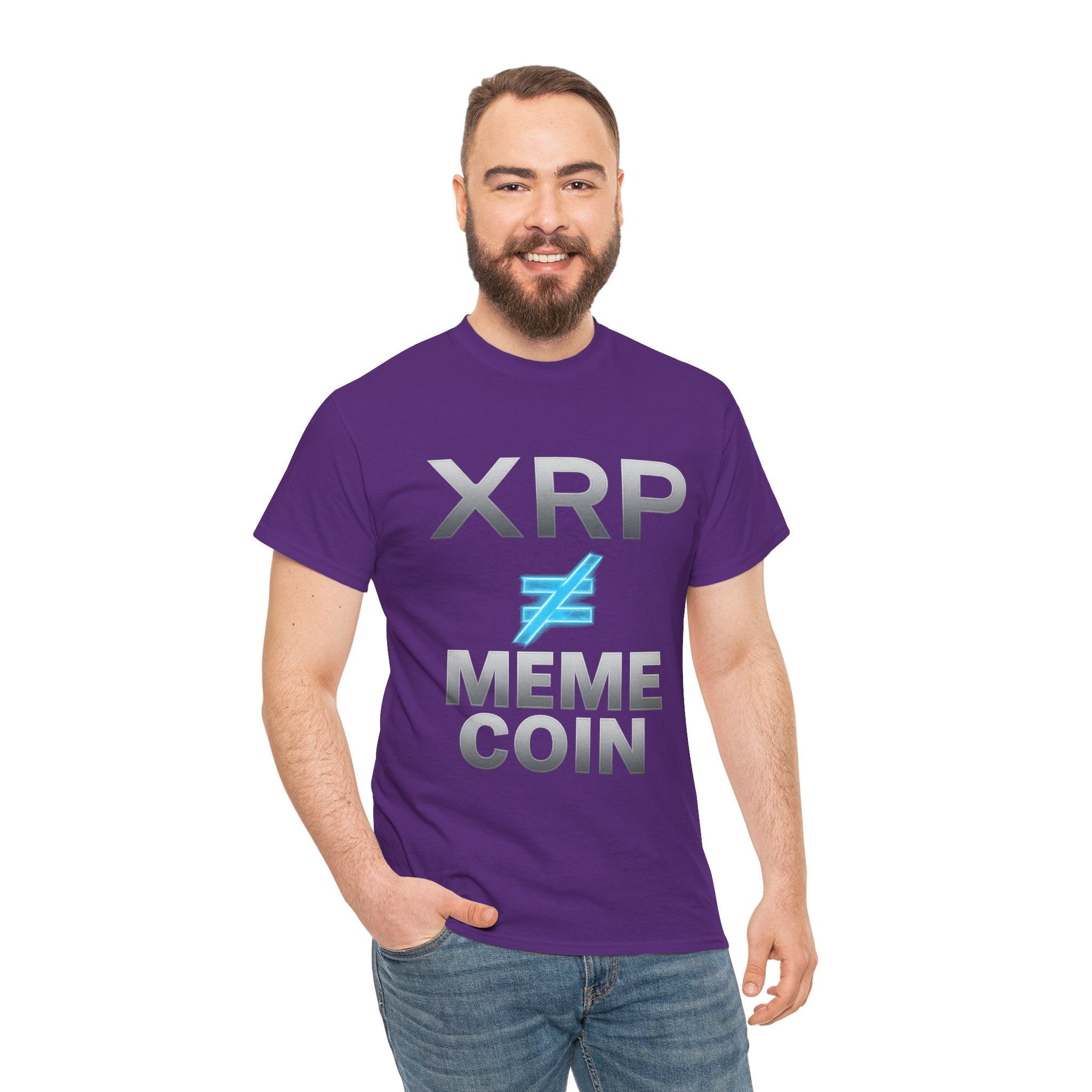 XRP ≠ Meme Coin T-Shirt — Crypto Investor Statement Tee