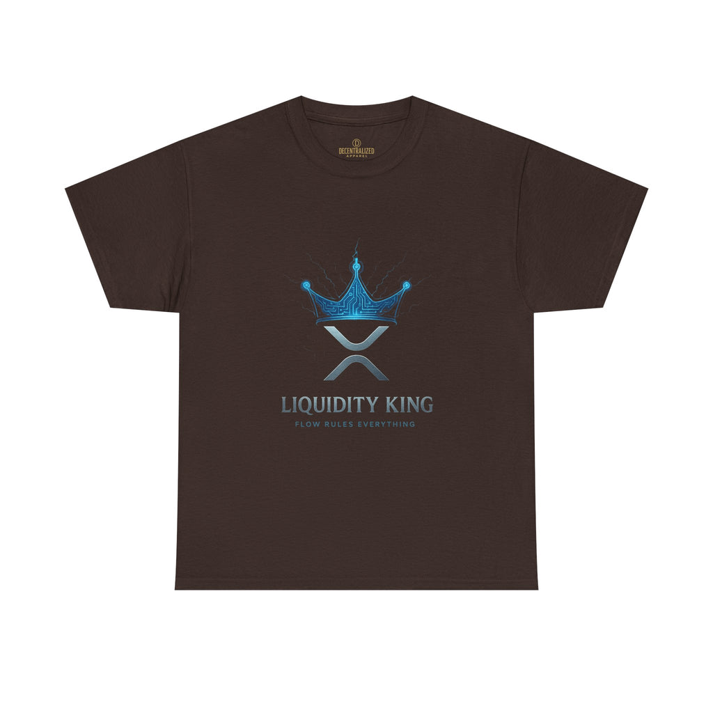 RIPPLE Liquidity King T-Shirt — Crypto XRP Crown Tee