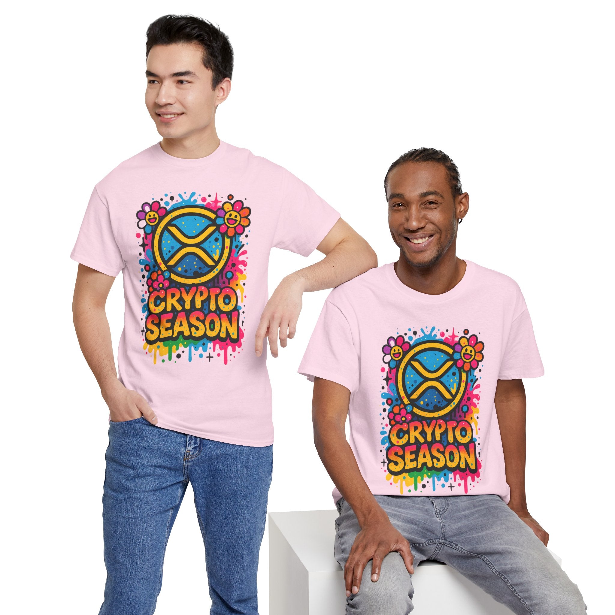 Crypto Season T-Shirt — Colorful Ripple XRP Logo Tee