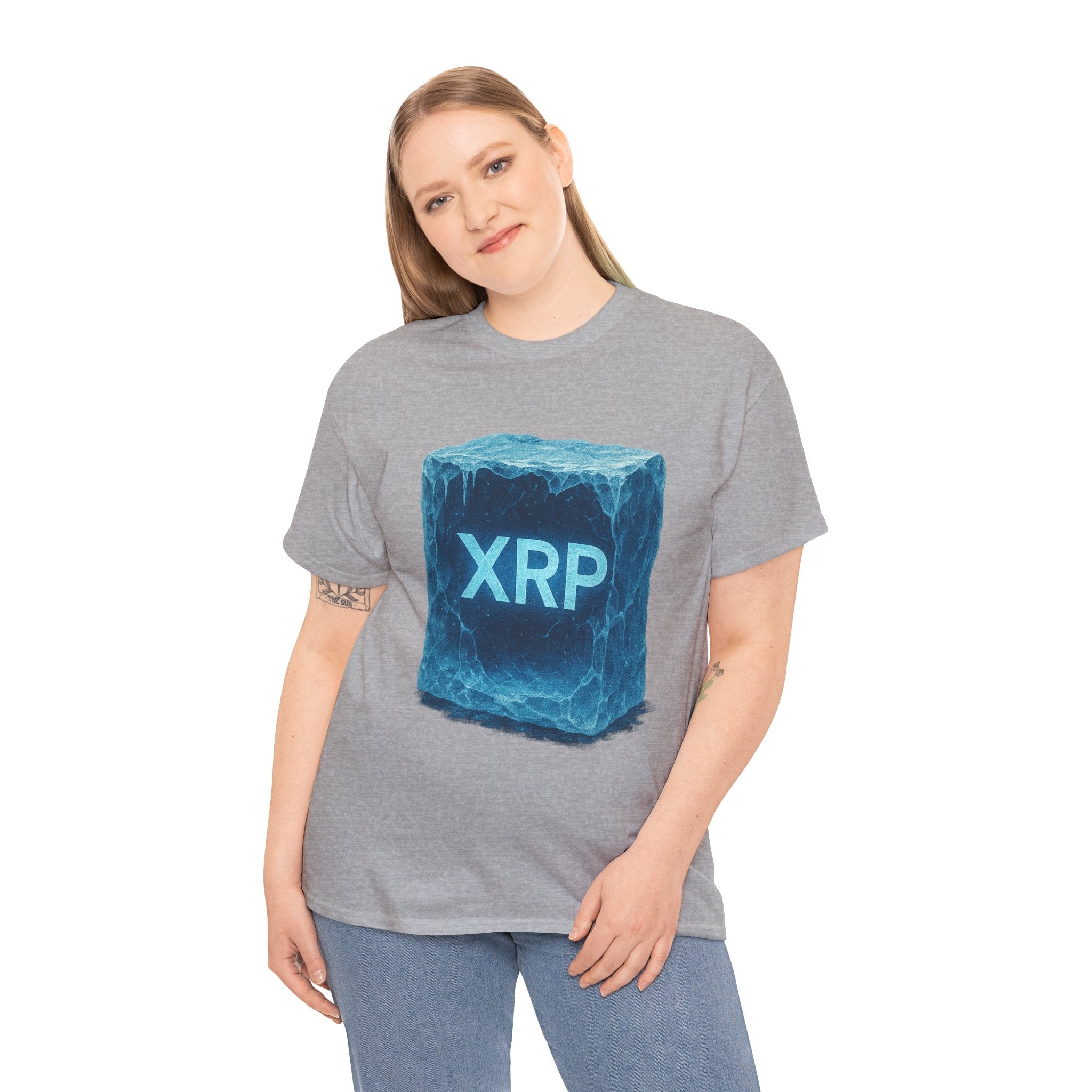 XRP Ice Block Tee — Crypto Ripple Logo T-Shirt