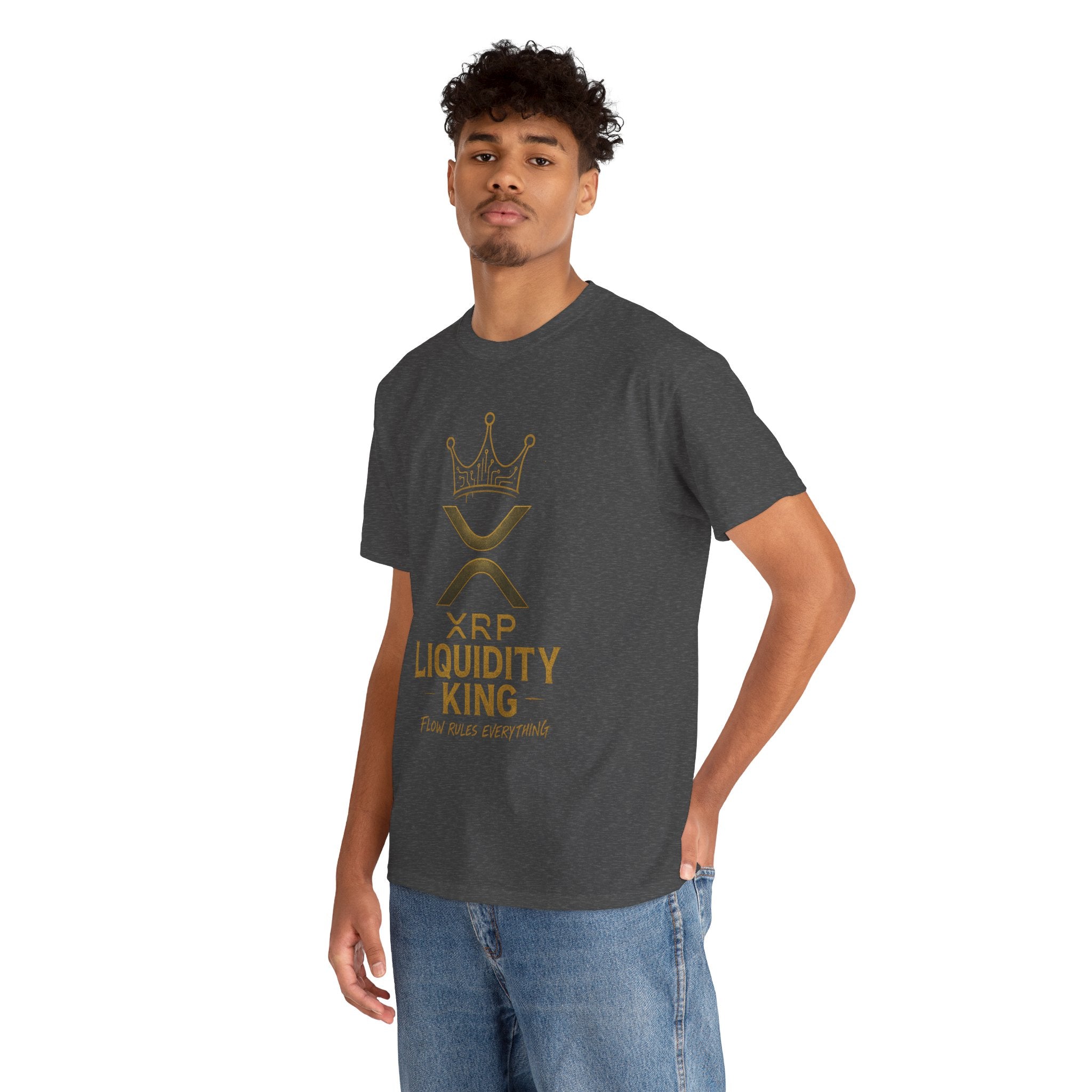 XRP Liquidity King Tee — Crypto Crown T-Shirt