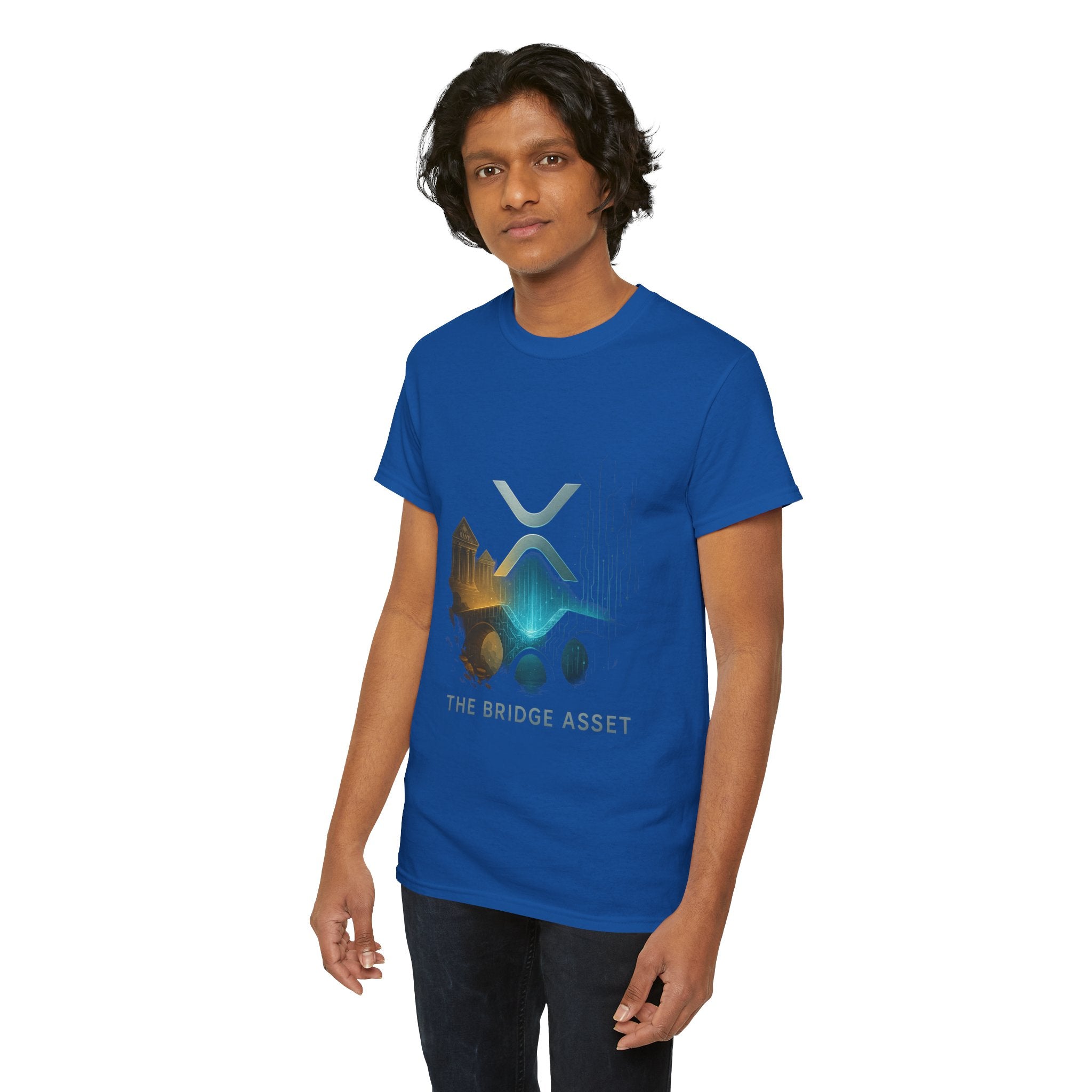 Ripple XRP Crypto Tee — 'The Bridge Asset' Logo T-Shirt