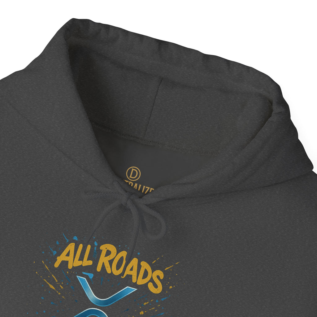 All Roads Lead to XRP Hoodie – Crypto Investor Pullover