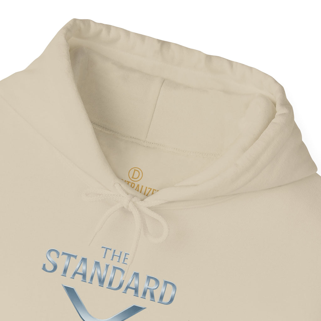 XRP 'The Standard' Logo Hoodie — Crypto Casual Pullover