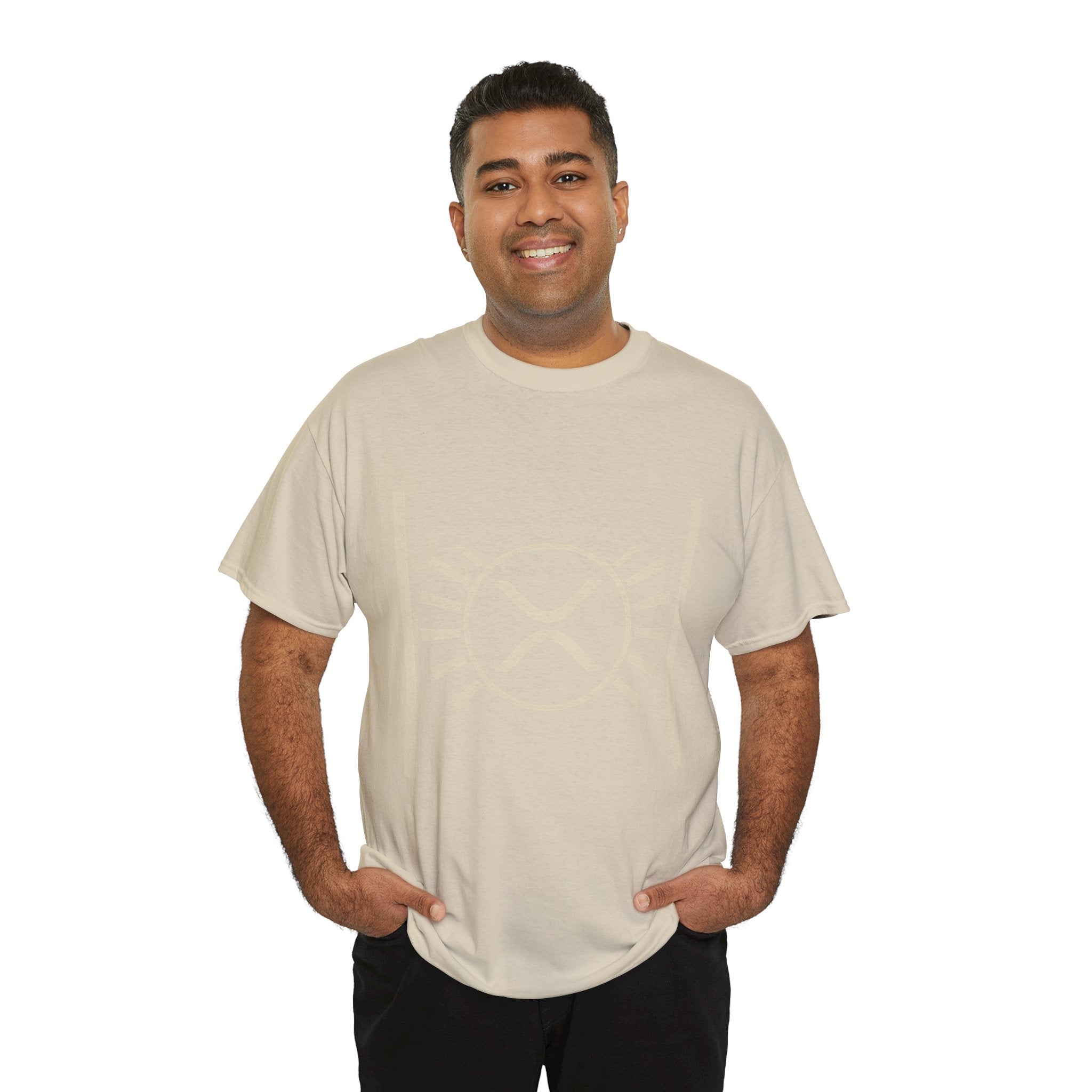 XRP Sun Logo T‑Shirt — Minimal Crypto Ripple Tee