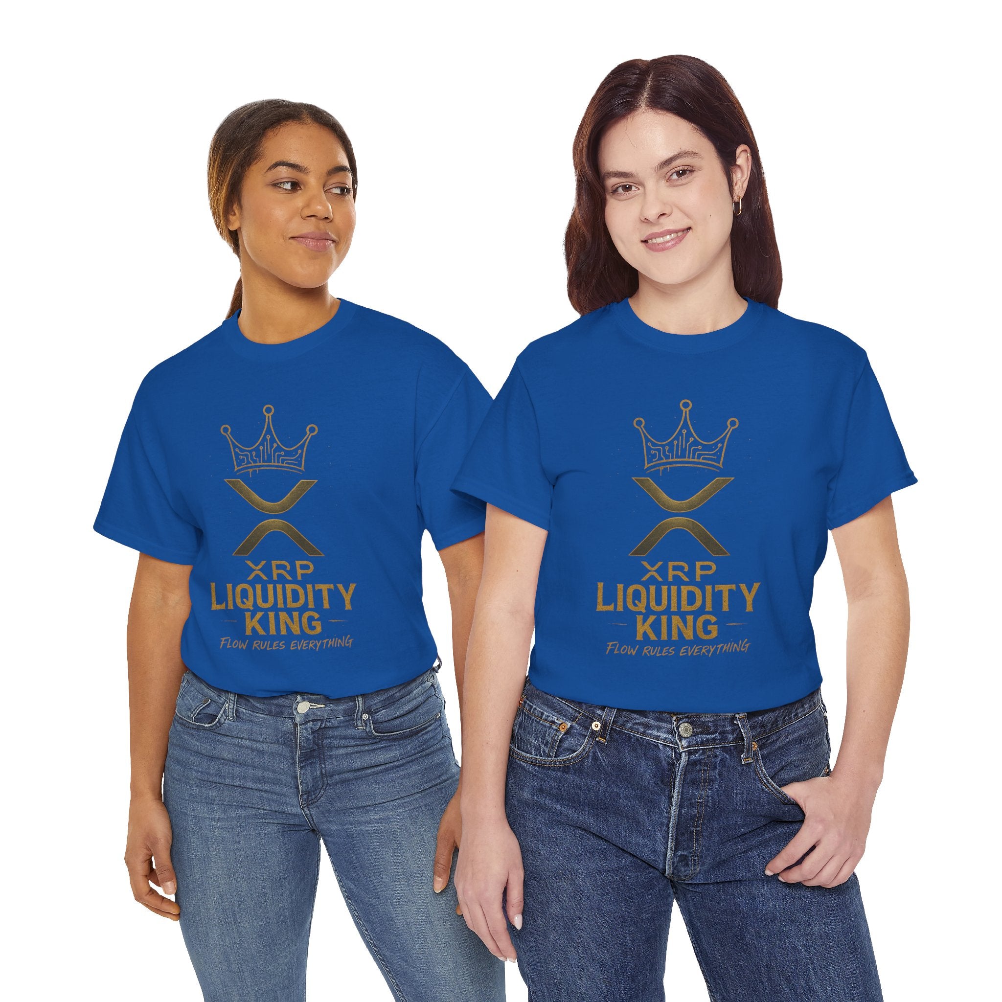 XRP Liquidity King Tee — Crypto Crown T-Shirt