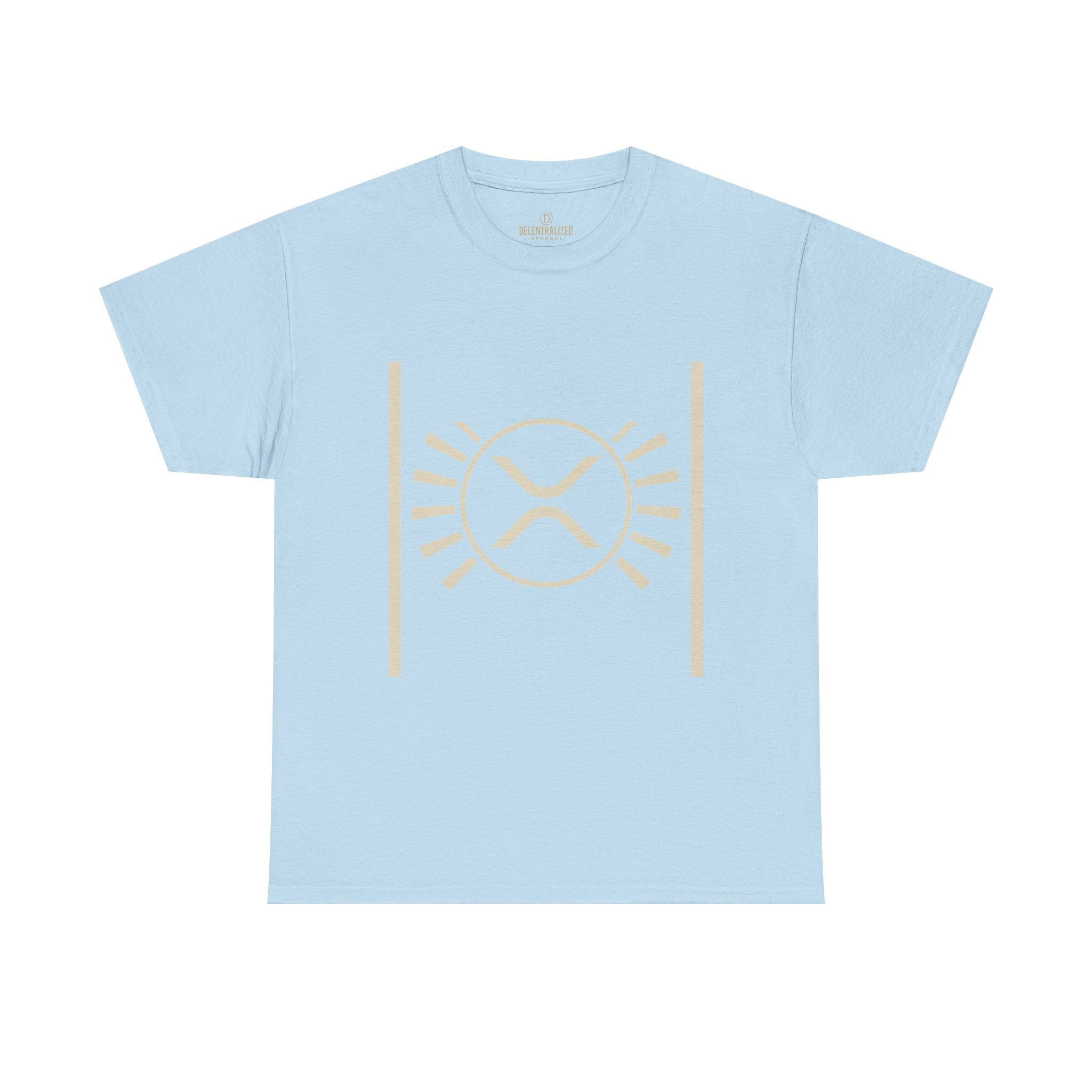 XRP Sun Logo T‑Shirt — Minimal Crypto Ripple Tee
