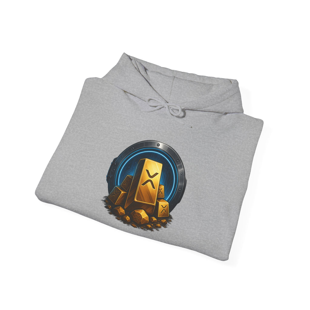 Gaming Treasure Hoodie — Gold Loot Chest Emblem