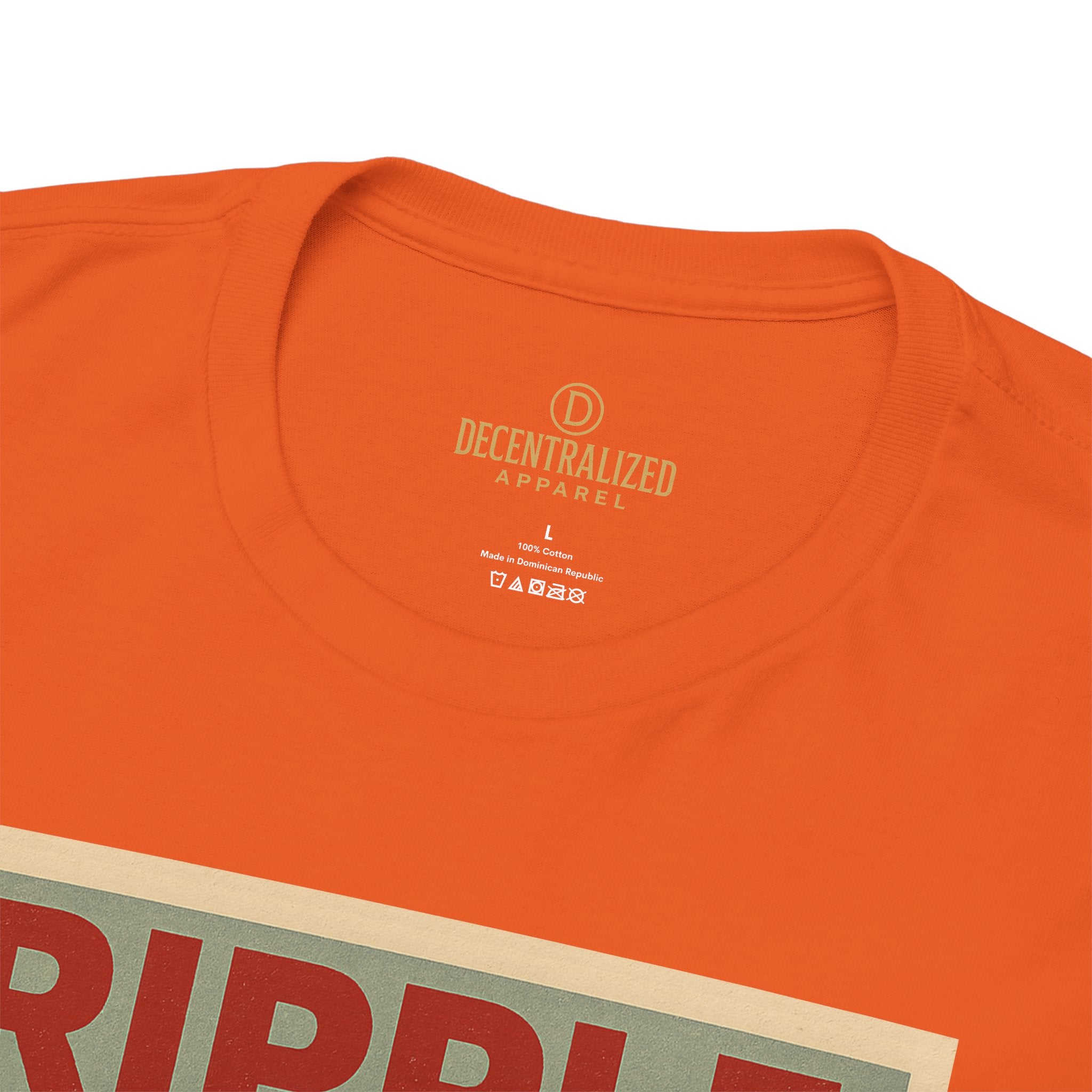 Ripple Effect Tee — Vintage Wave XRP Crypto Graphic T-Shirt