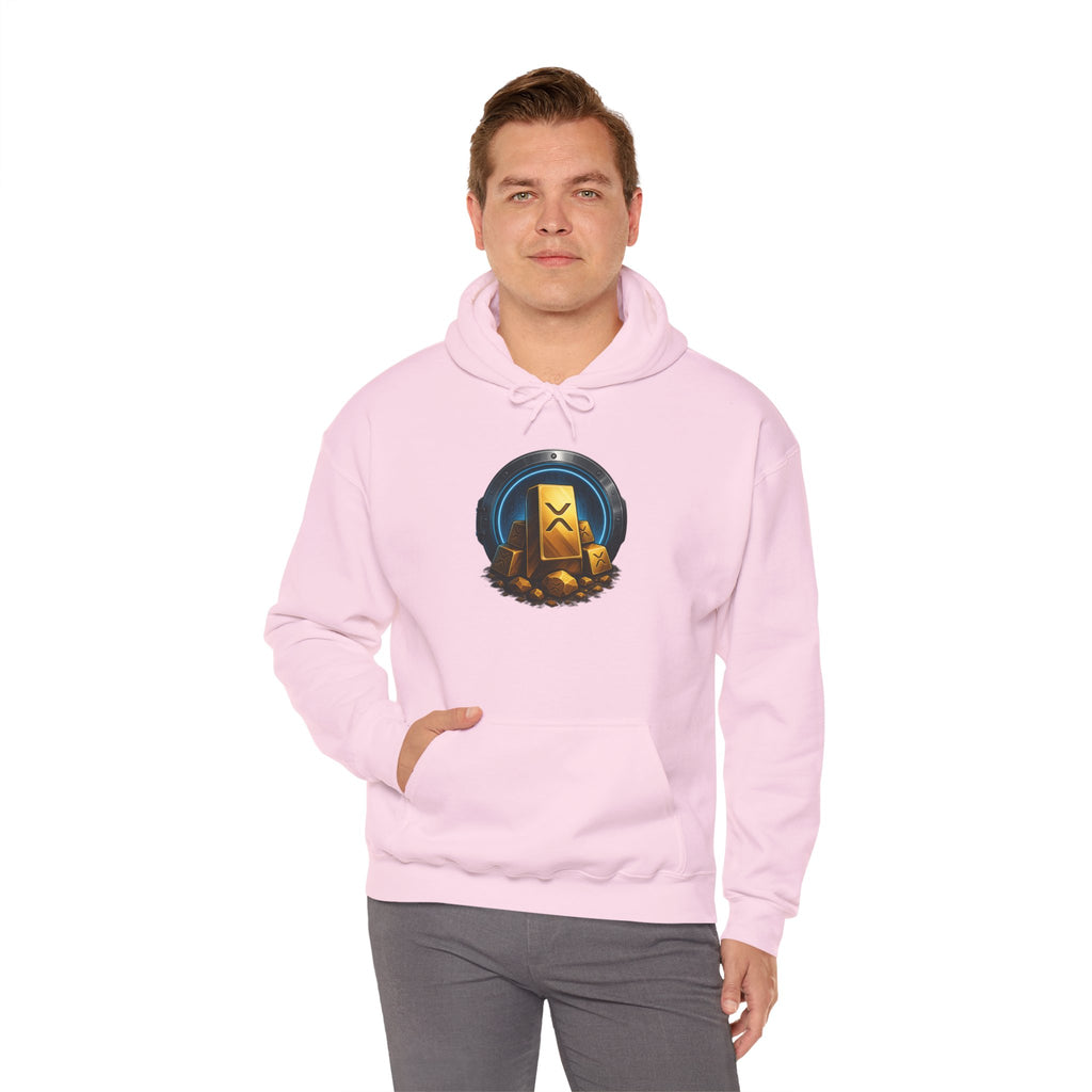 Gaming Treasure Hoodie — Gold Loot Chest Emblem