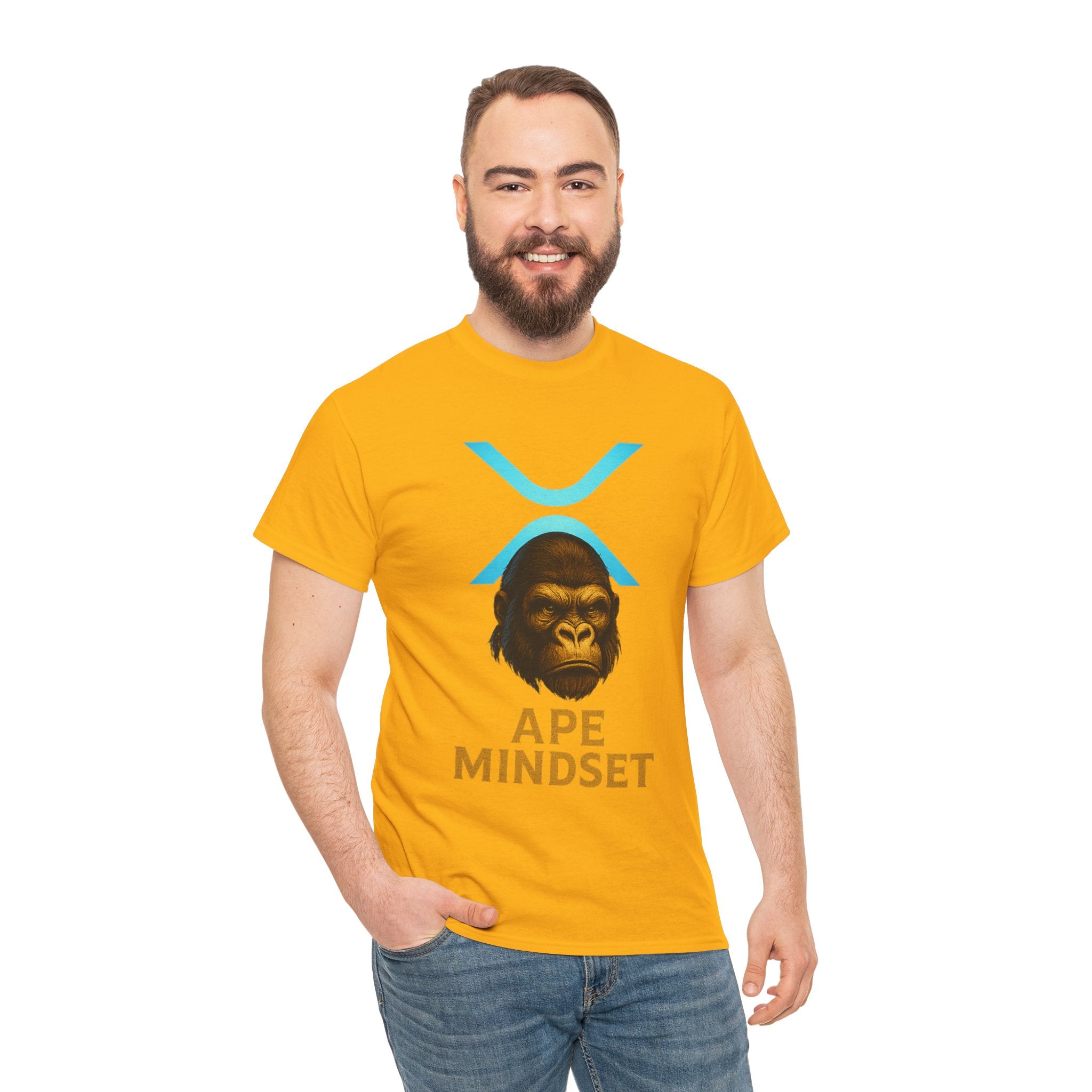 Ape Mindset T-Shirt — Crypto XRP Ape Graphic Tee