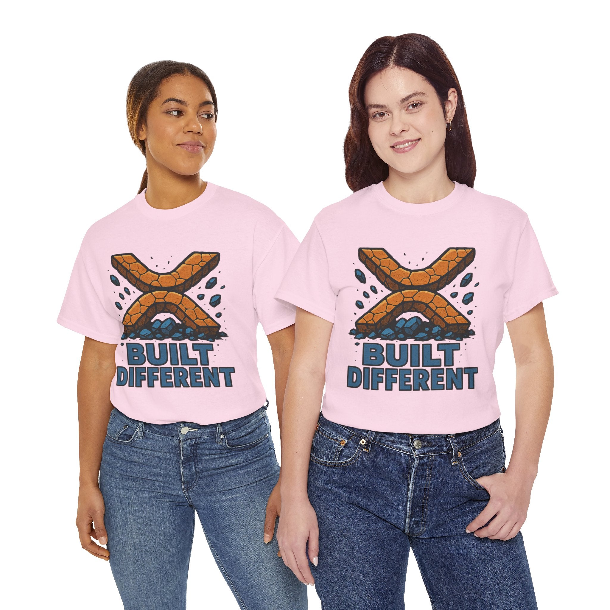 Built Different T-Shirt — Rugged Crypto X Design Tee