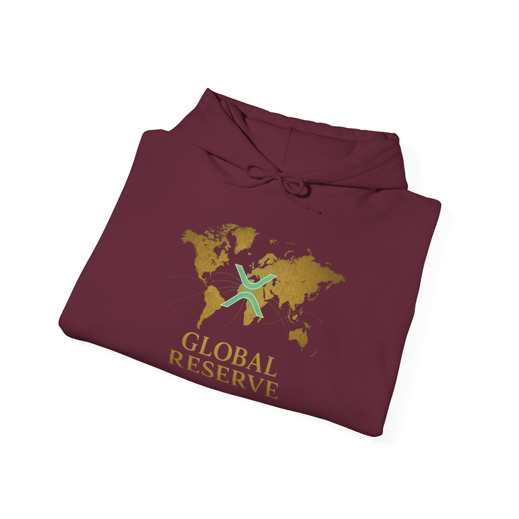 Global Reserve Hoodie — World Map Logo Pullover